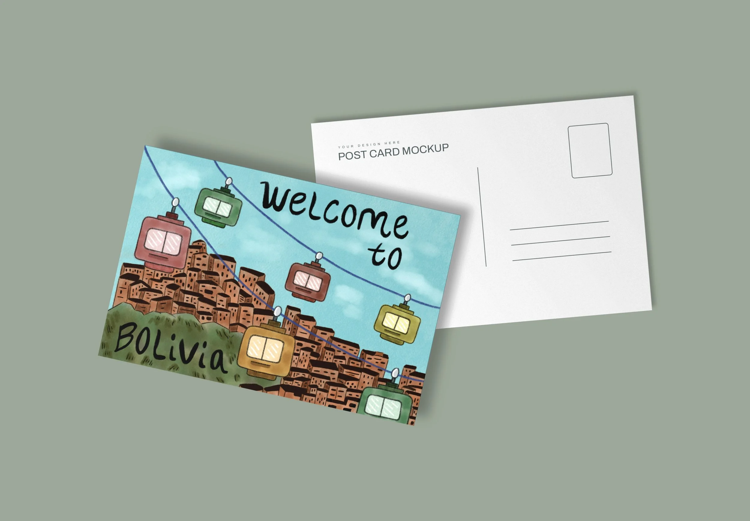 Welcome To Bolivia Postcard