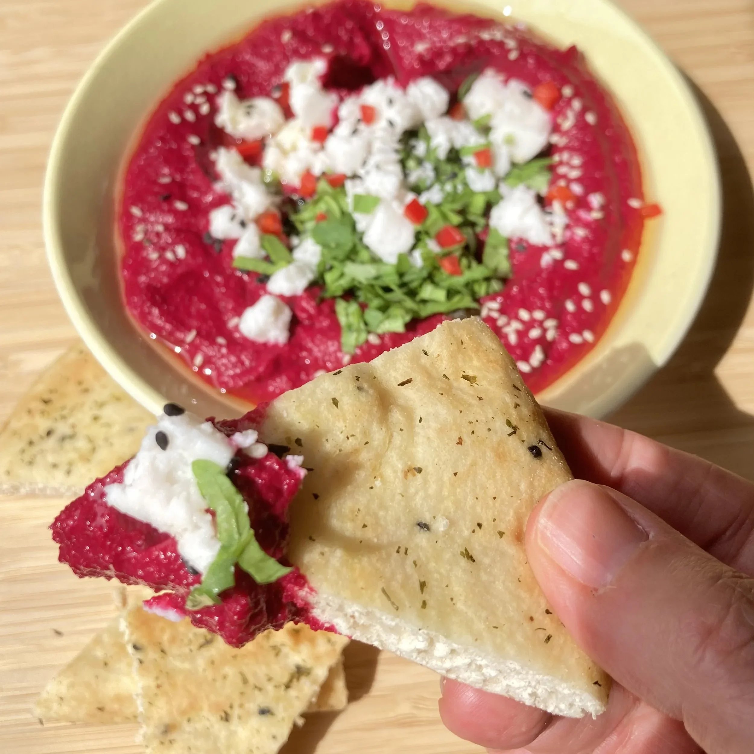 Hot Pink Hummus