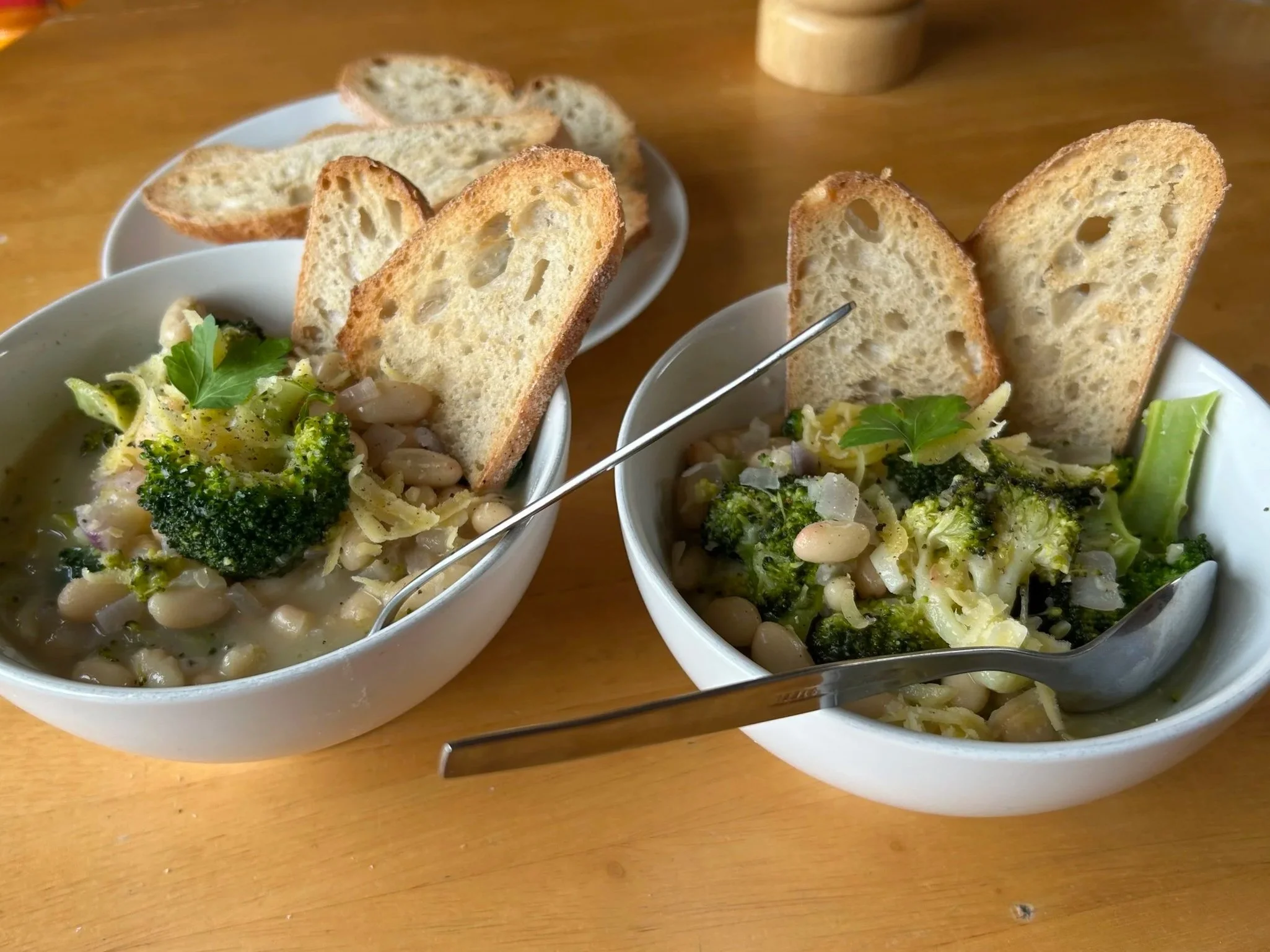 Broccoli Cheddar Beans