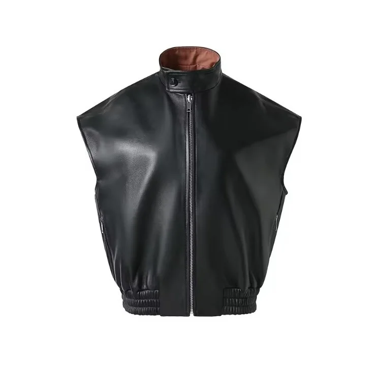 LEATHER GILET
