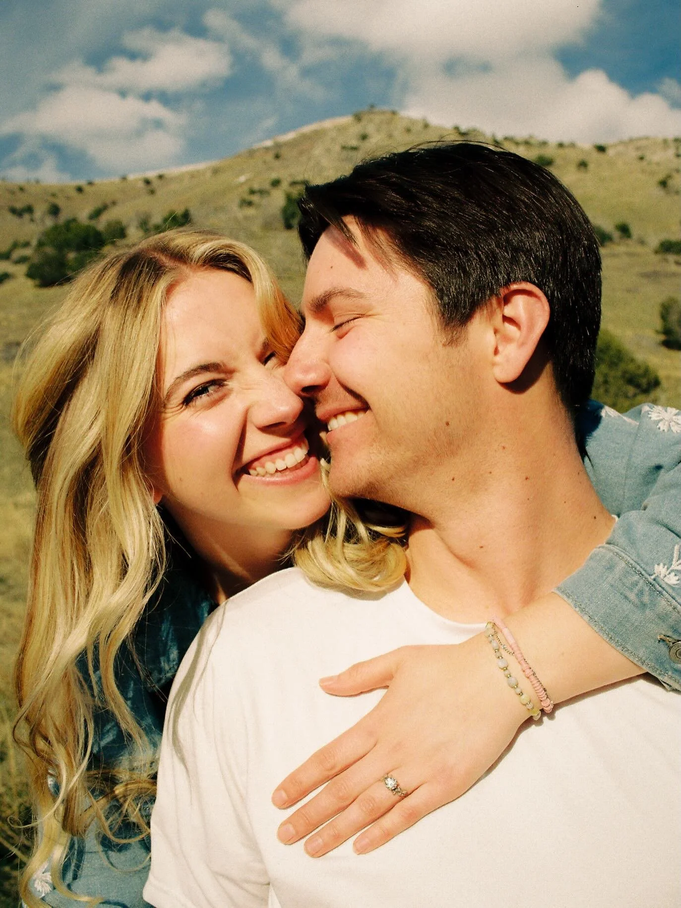 the spring rings are HERE‼️💍

A few of Eric + Emily&rsquo;s engagements on film, FREAK- I LOVE PEOPLE IN LOVE

#35mm #filmisnotdead #couples #engagement #filmphotographer 

Engaged couples, young love, film photography, Utah, lucky777, couples photo