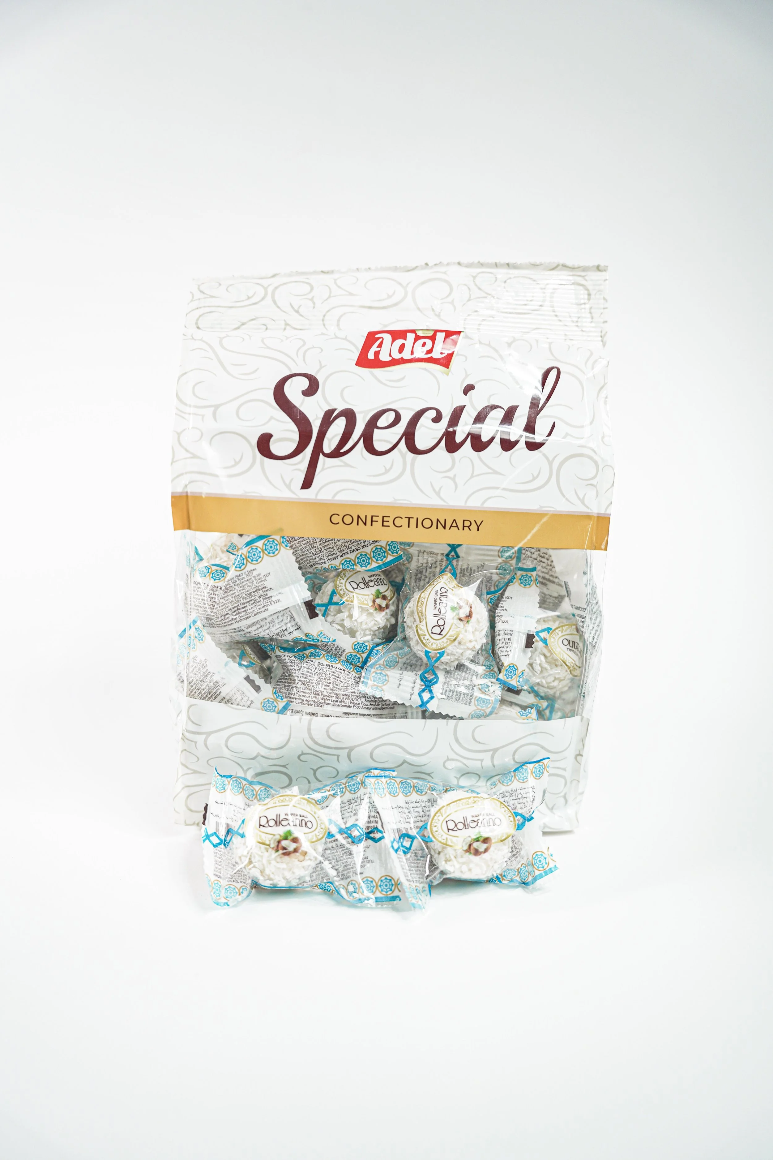 Adel Special Confectionary with some white wrapped candies