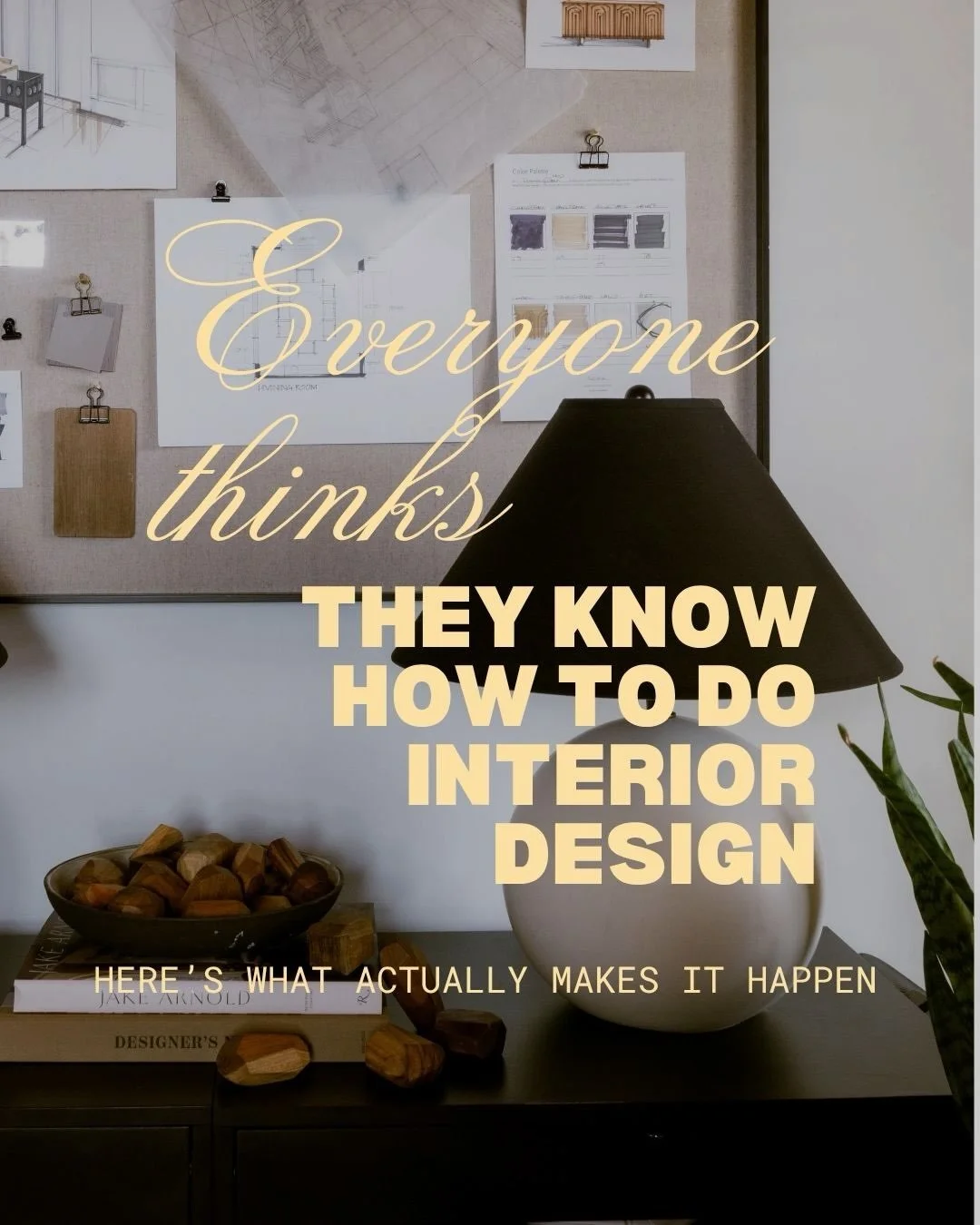 INTERIOR DESIGNERS, your clients don&rsquo;t make the design decisions, you do. That&rsquo;s why they hired you.

And if your clients are making the design decisions during the project, something has to change.

Let&rsquo;s flip the switch back to yo