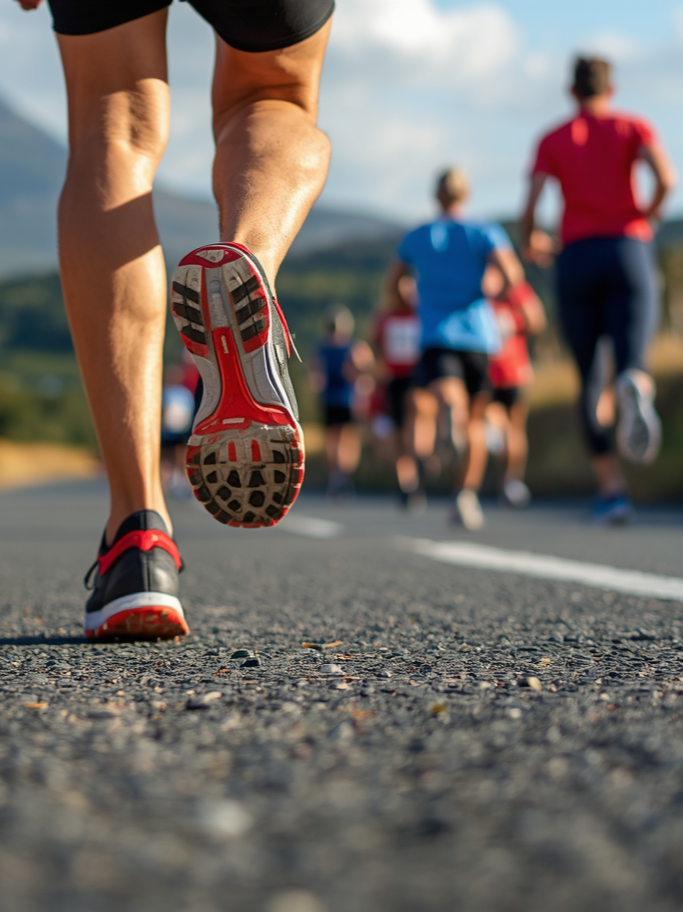 Runner on Road