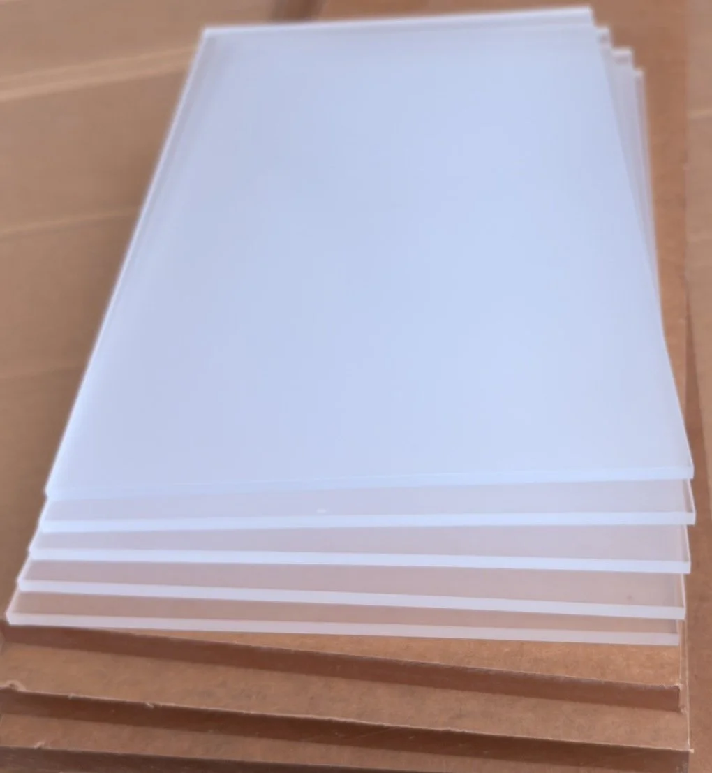 Clear Acrylic Sheet with Gridding Control