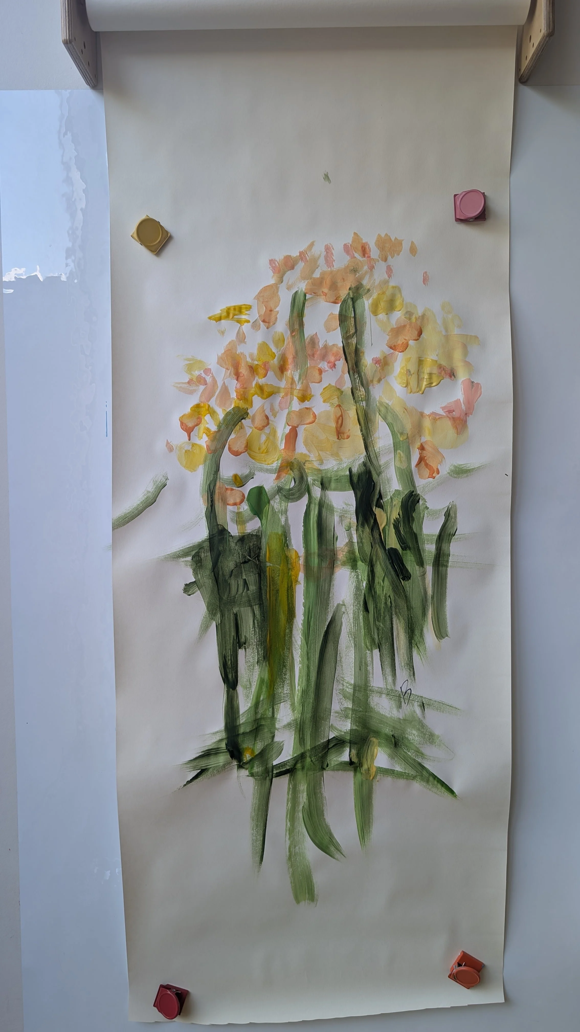 the "Daffodils" original artwork
