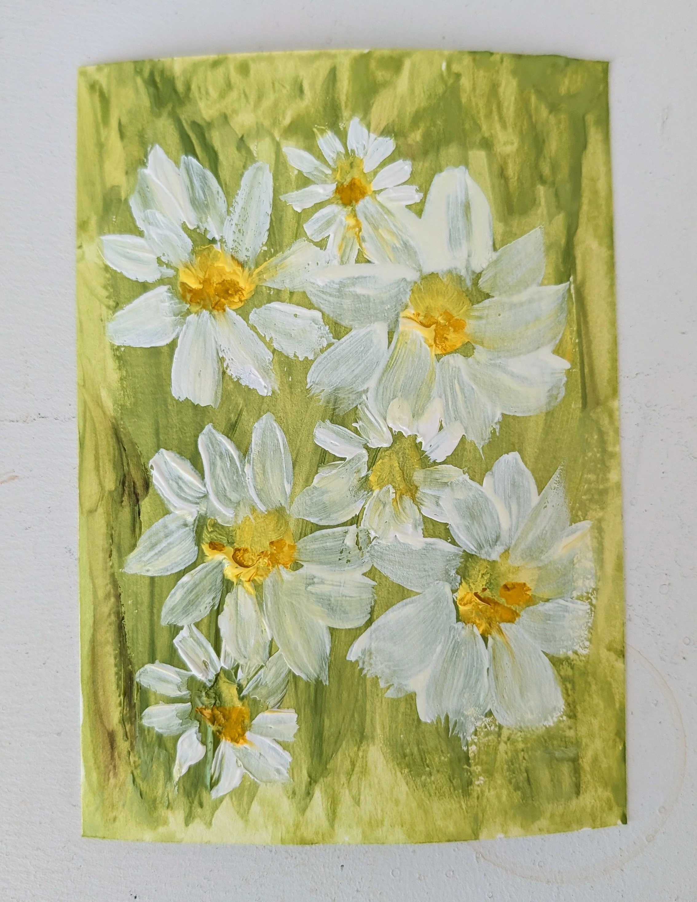 Katy, aged 14.
Painted using gouache paint.

