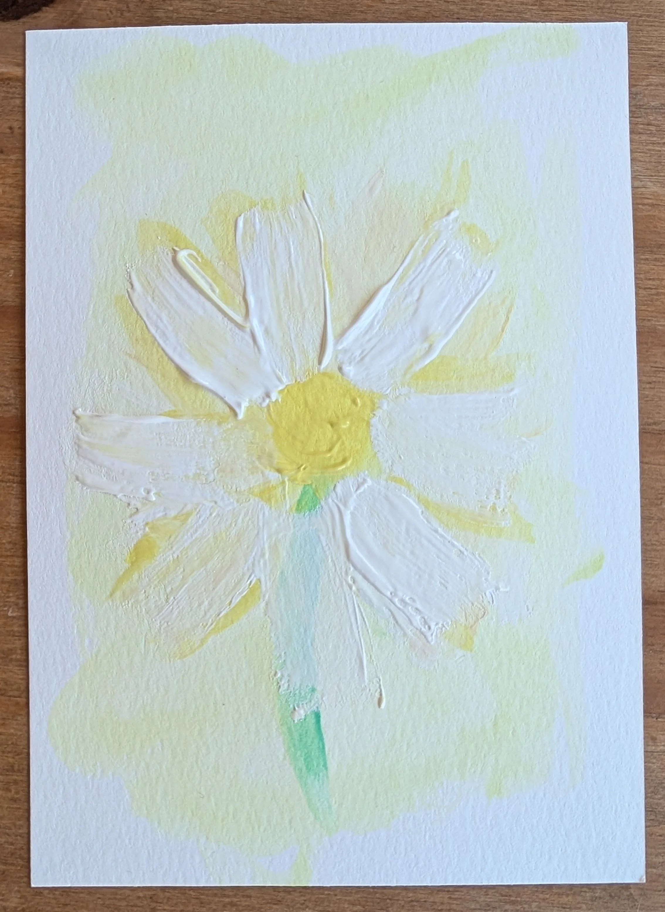 Eloise, aged 8.
Painted with Nan.


