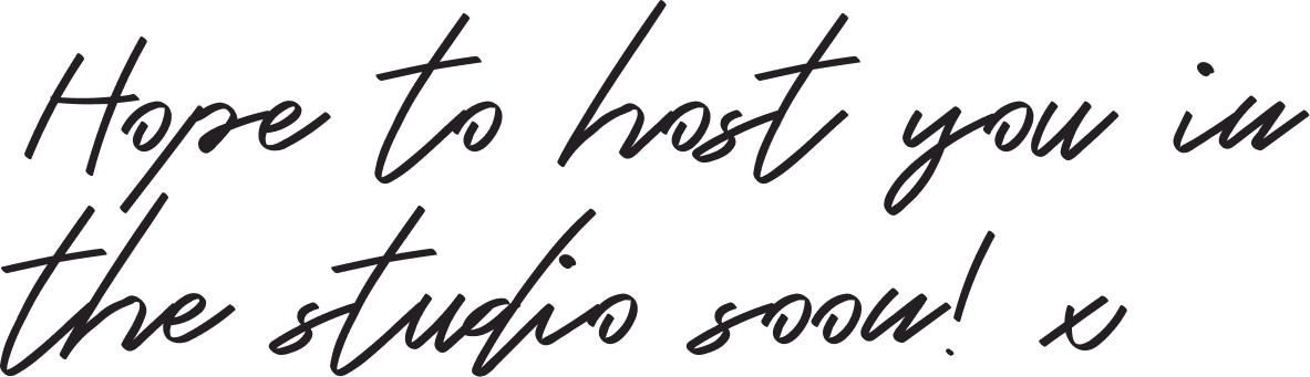 Hope to host you in the studio soon!