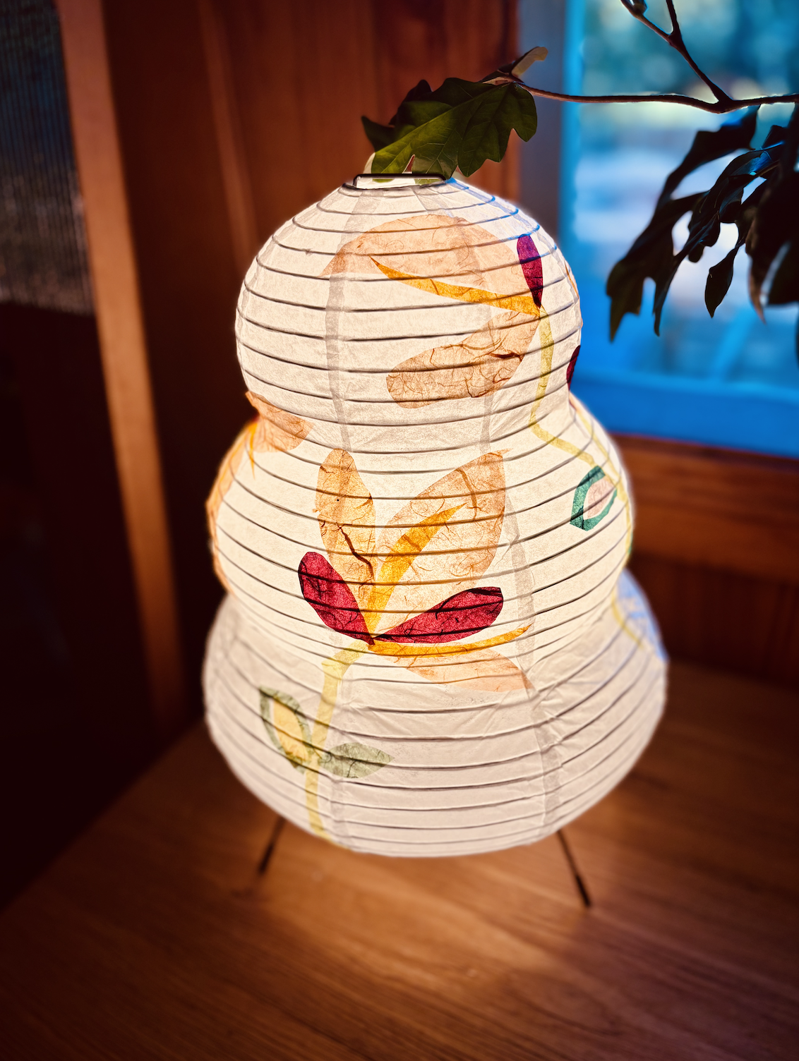 Make your own rice paper lamp