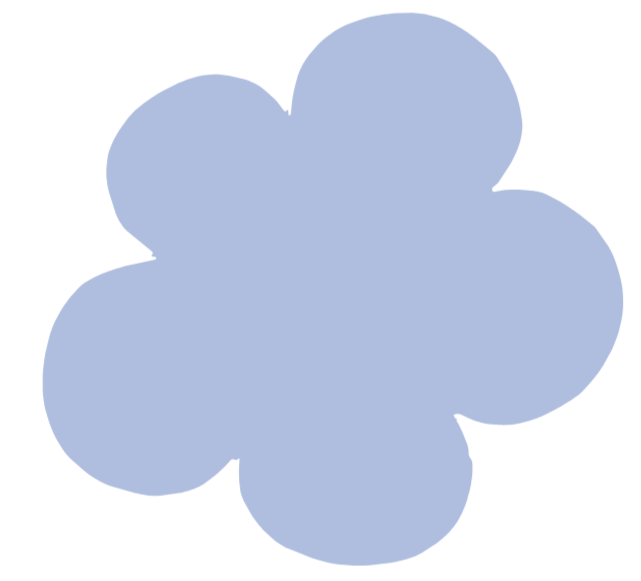 Simplified illustration of a light blue cloud.