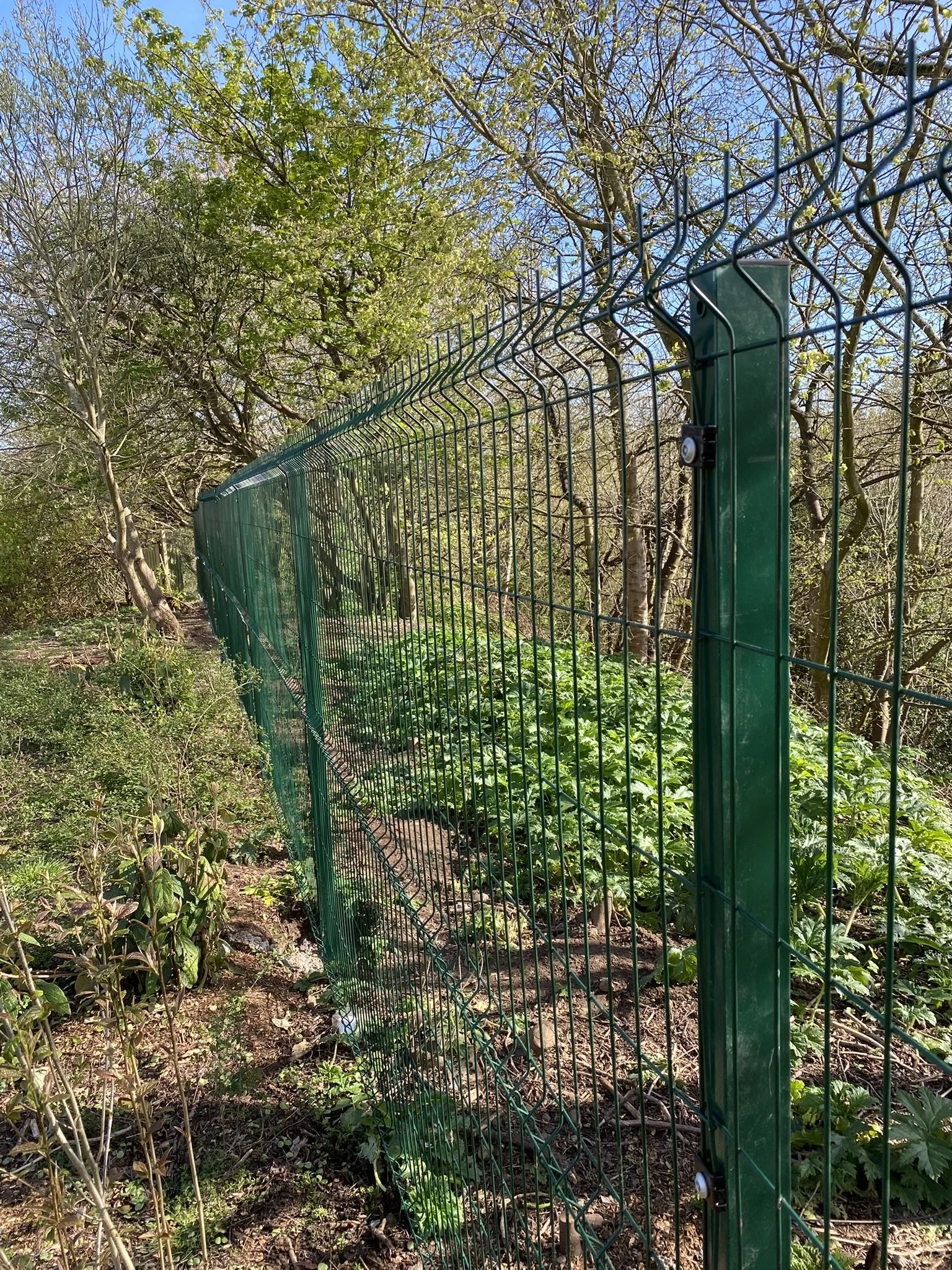 Anti-vandal fence installation - Broughty Ferry