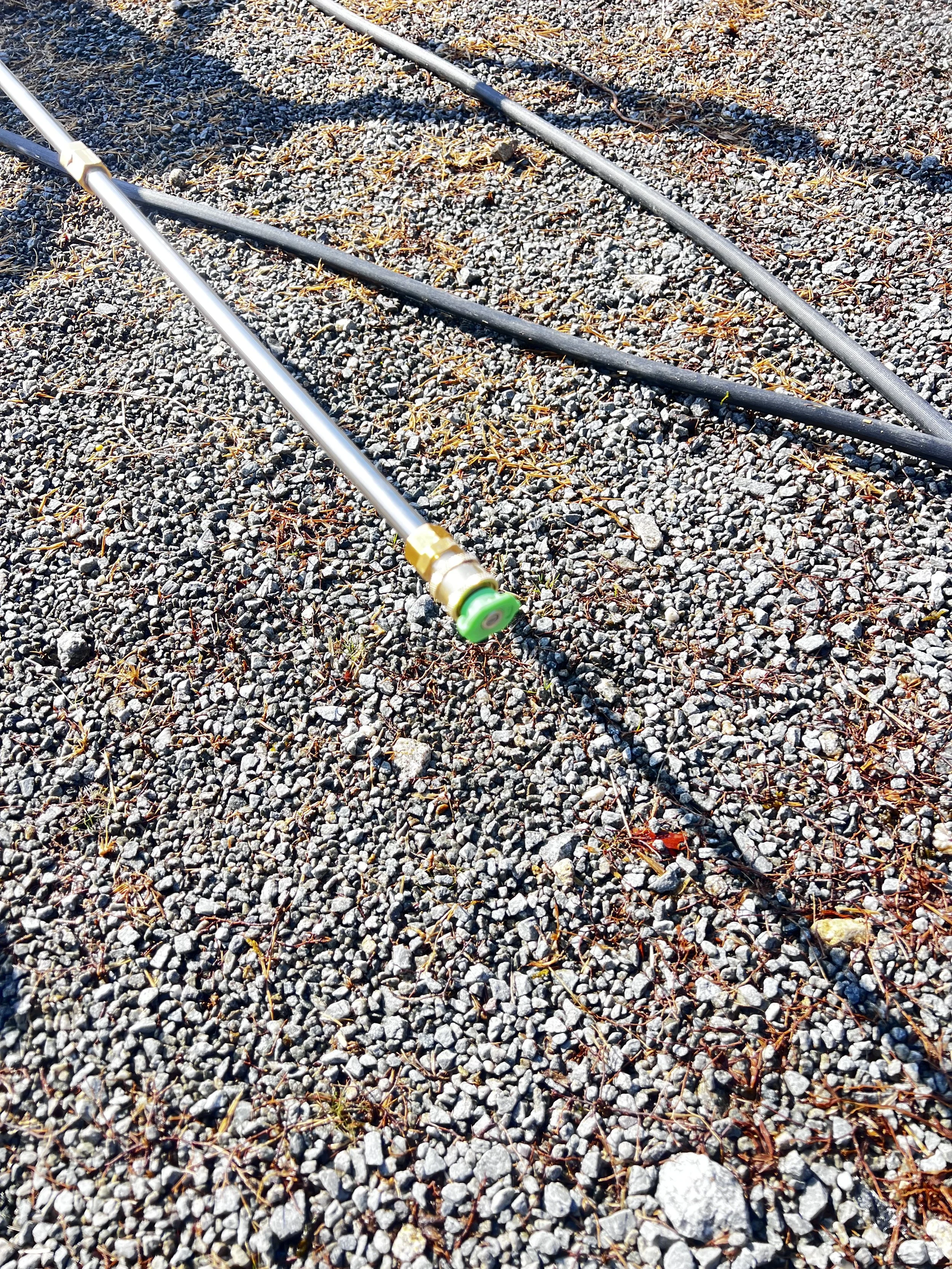 ドローン+高圧洗浄