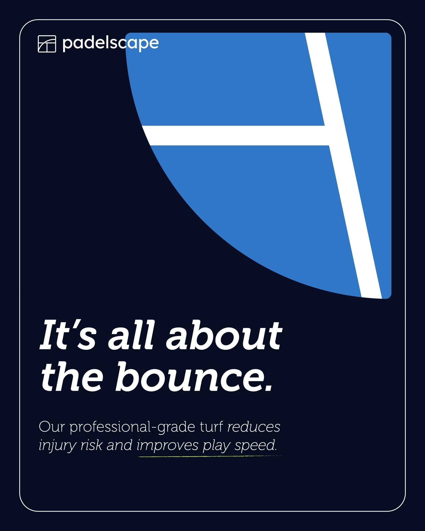 It is all about the bounce. Our professional grade turf is engineered to improve play speed while reducing injury risk, providing the ultimate surface for every level of athlete.

#padelturf #performancesurfaces #ukpadel #sportsengineering #injurypre