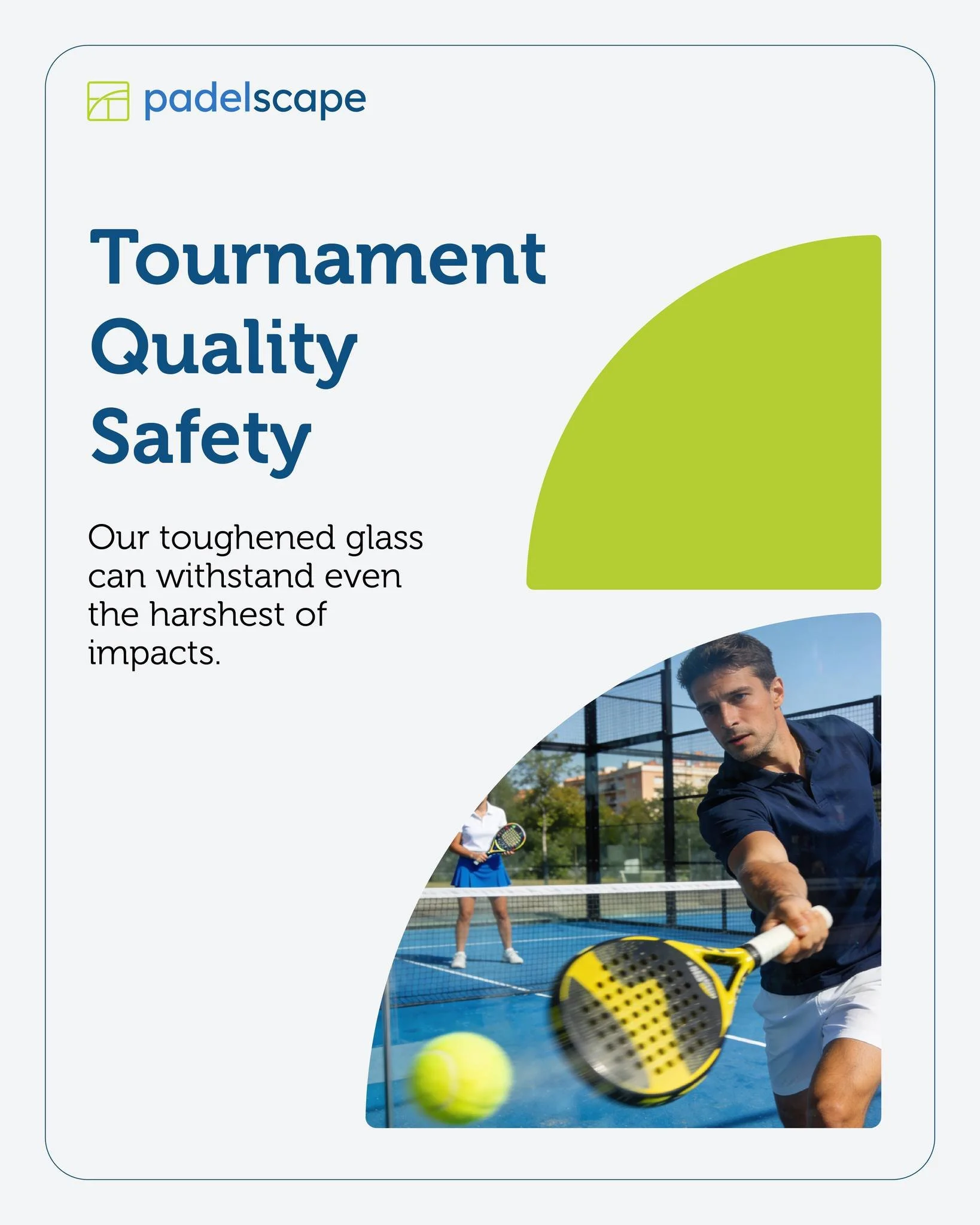 Safety is at the core of our construction process to ensure every match is played with total confidence. We use premium toughened glass that is engineered to withstand high impacts and the most intense tournament play. By prioritizing durability and 