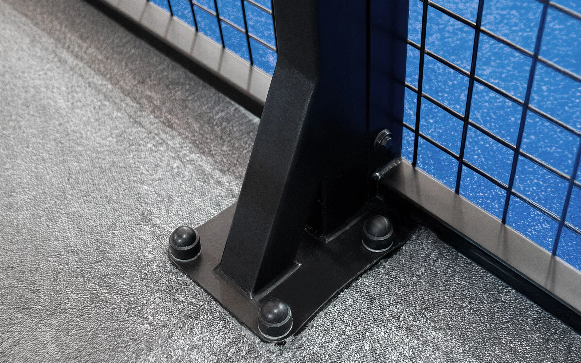 UK Padel Court Ground Fittings Steel Construction