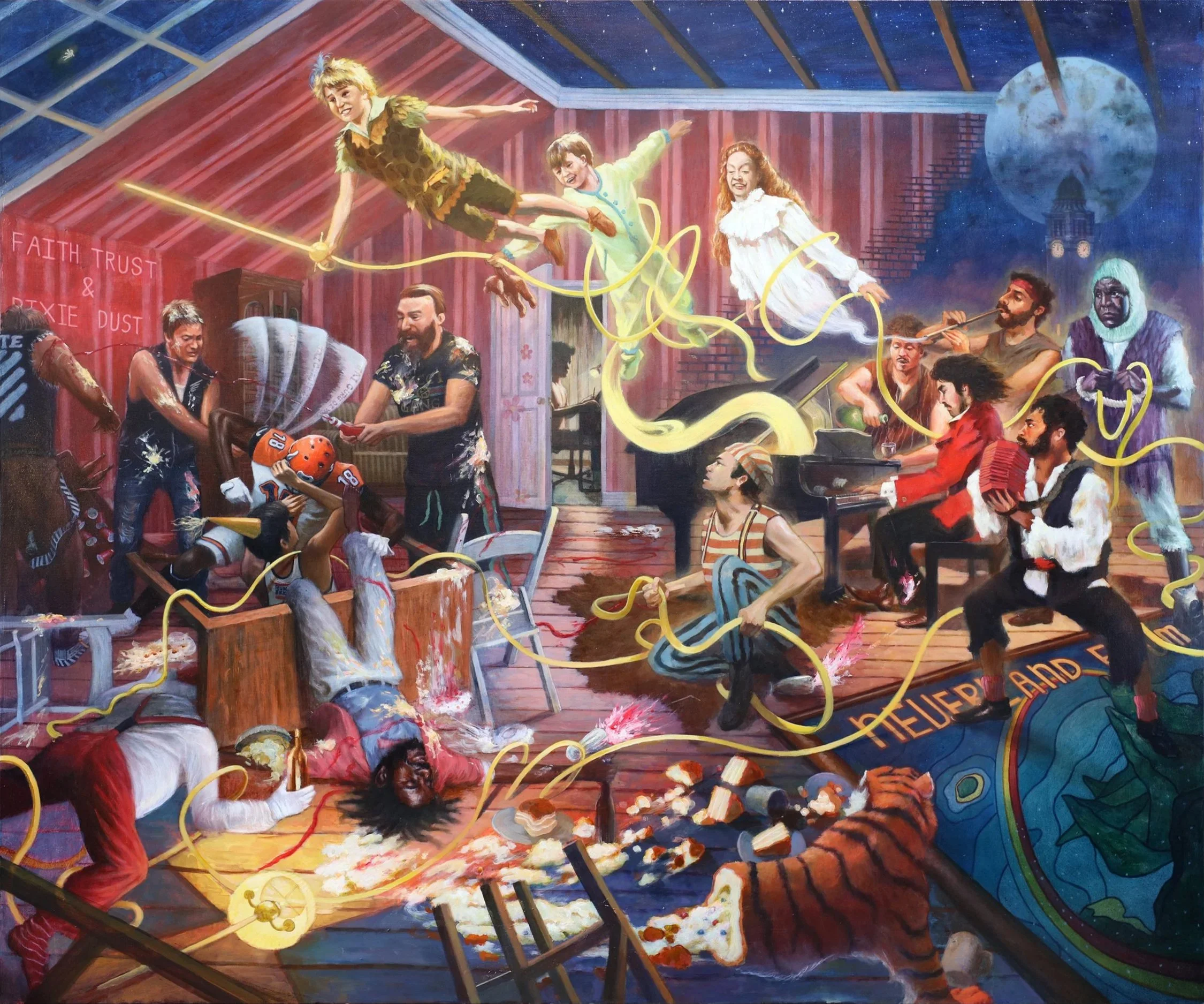 Across The Universe #2 (2019), 
acrylic on canvas, 
100 x 120 cm