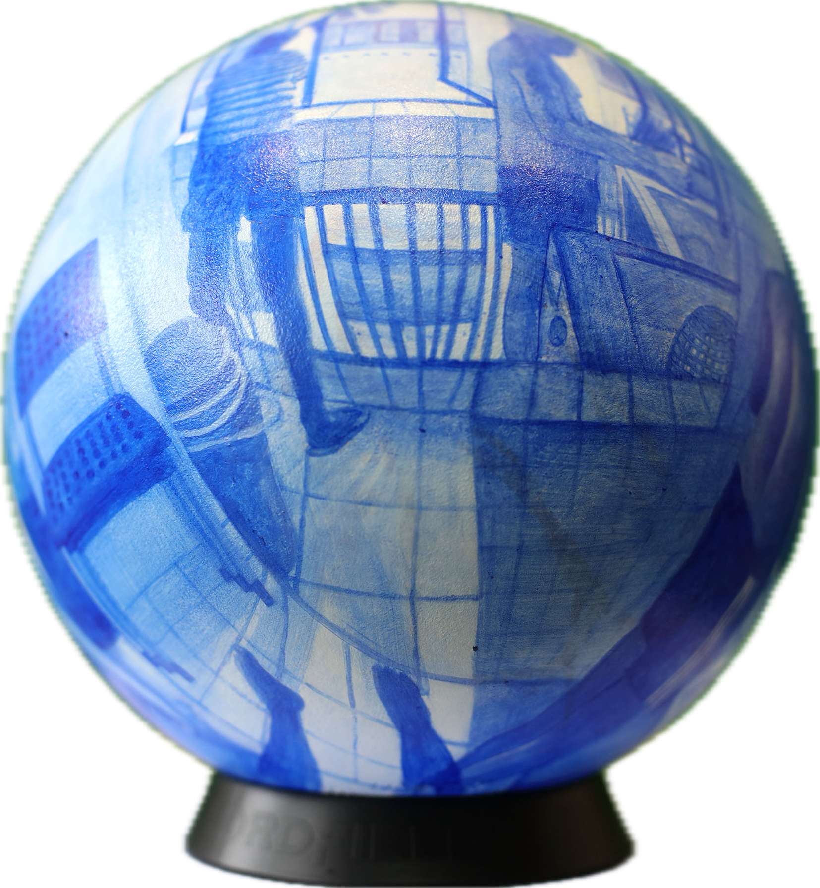 Warm Saturday Afternoon (2025), UOB charity auction, 
Acrylic on resin, 
 216mm (W) x 216mm (D) x 216mm (H)