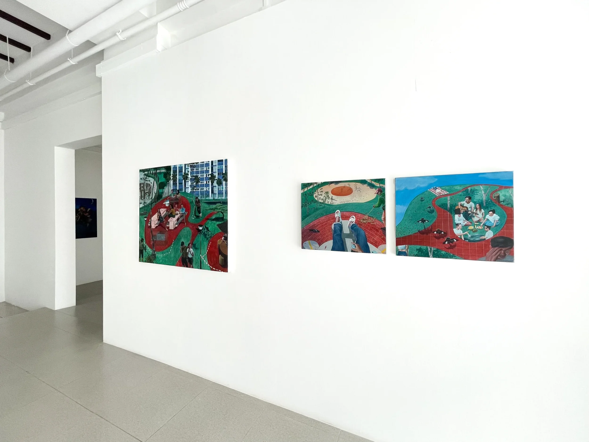 Hard To Say Goodbye installation shot (2022), Cuturi Gallery, Singapore