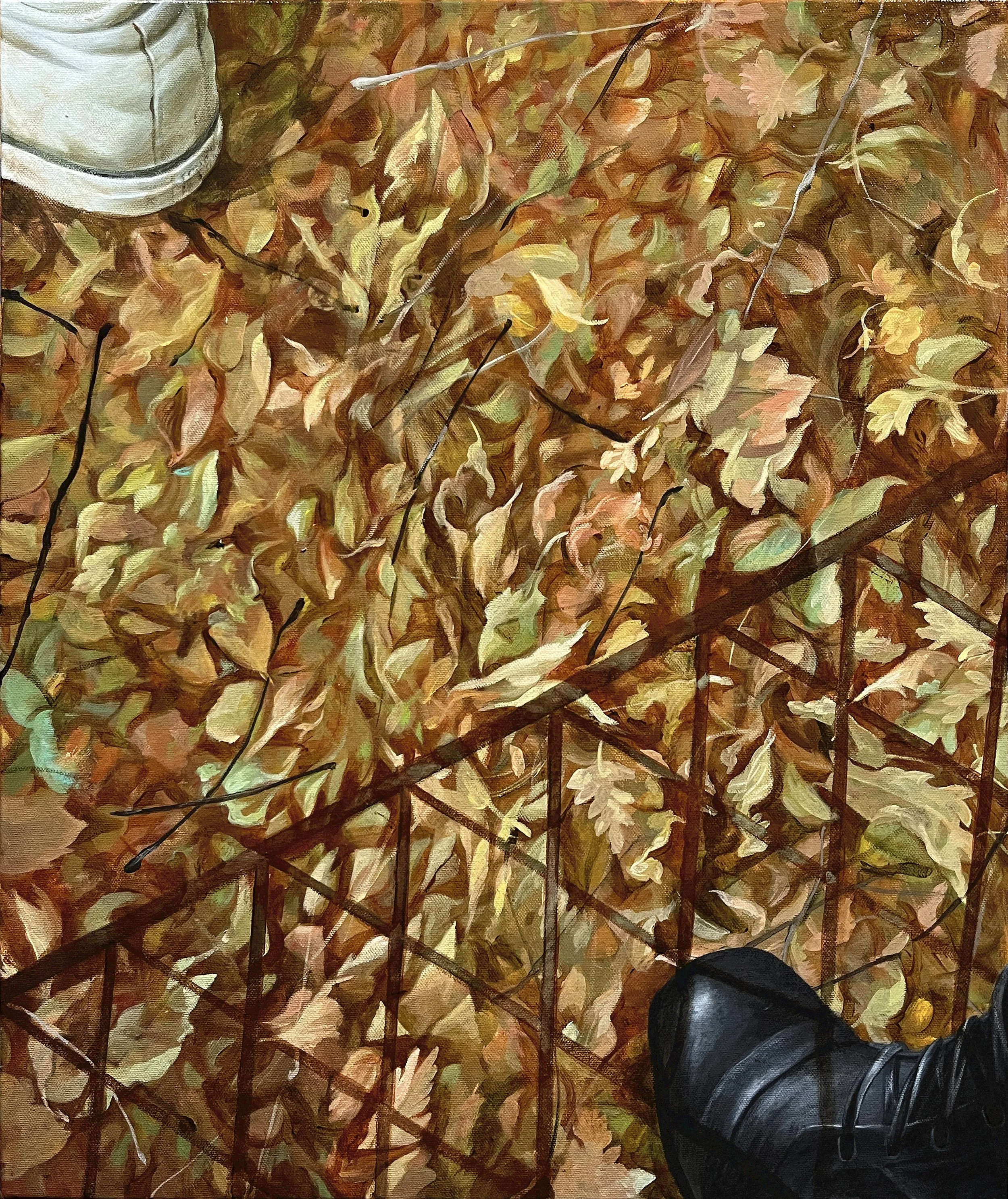  Liberty Feet (2025), 
Acrylic on canvas, 
60 x 50 cm
