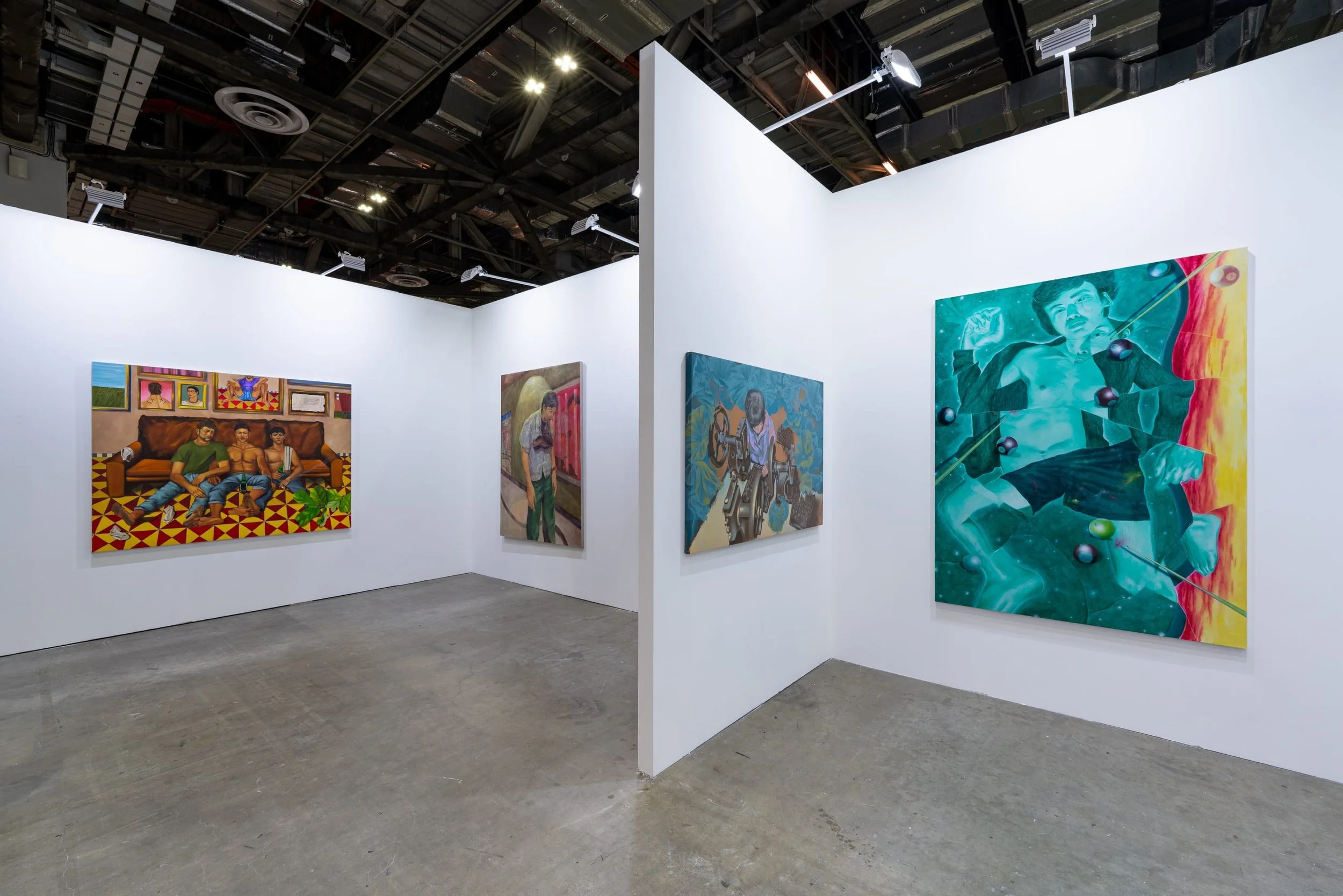 Art SG (2024) booth installation shot, Cuturi Gallery, Marina Bay Sands Singapore