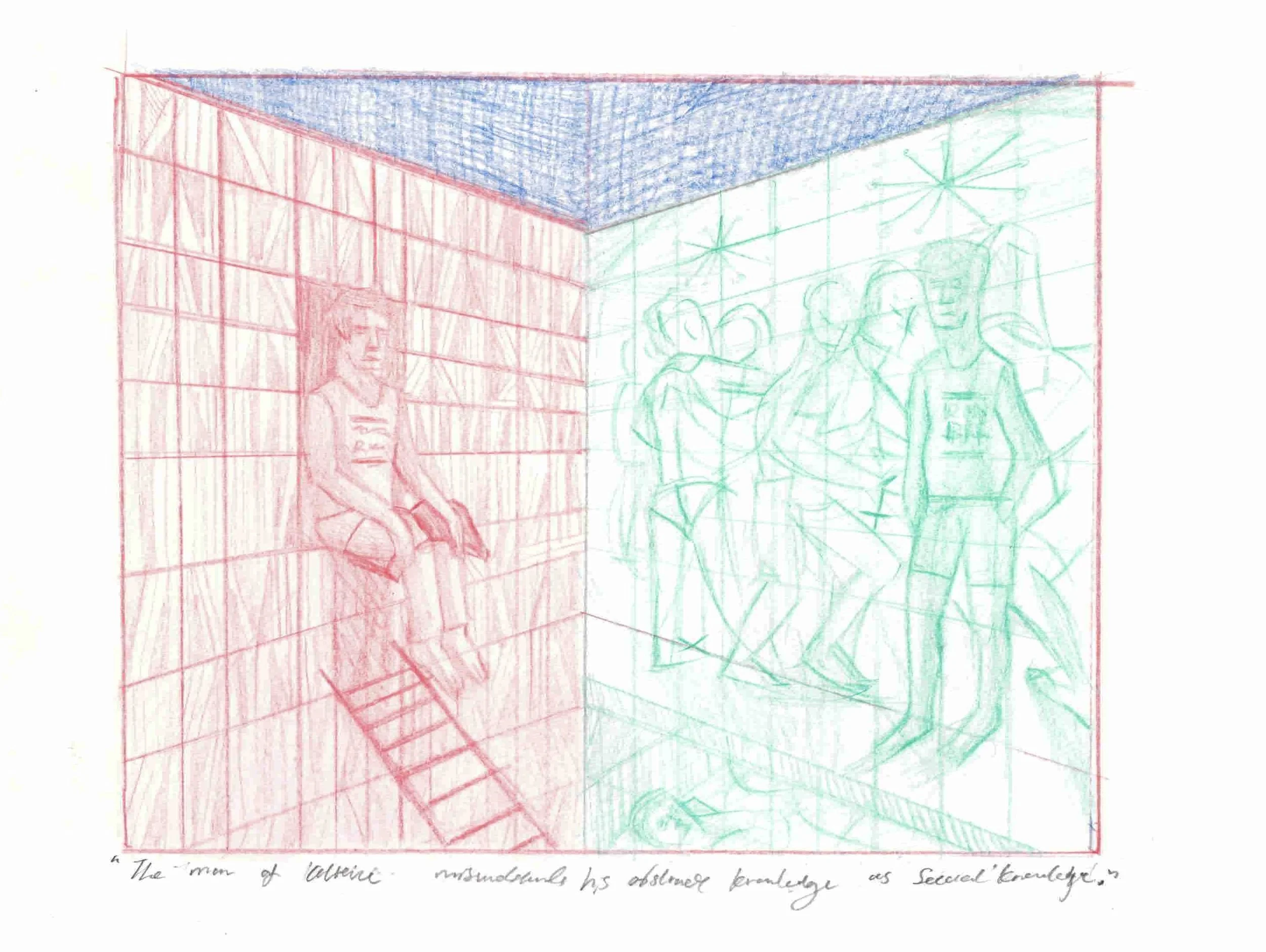 Study Sketch, 
Pencil on watercolour paper, 
21 x 29.5 cm