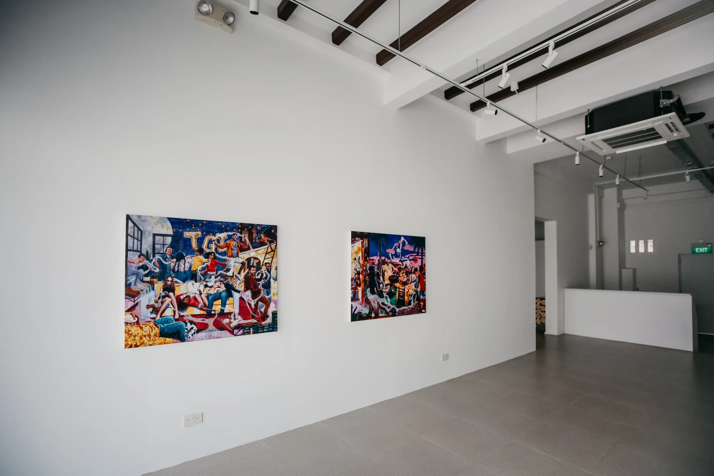 New Beginnings (2020) installation shot, Cuturi Gallery, Singapore