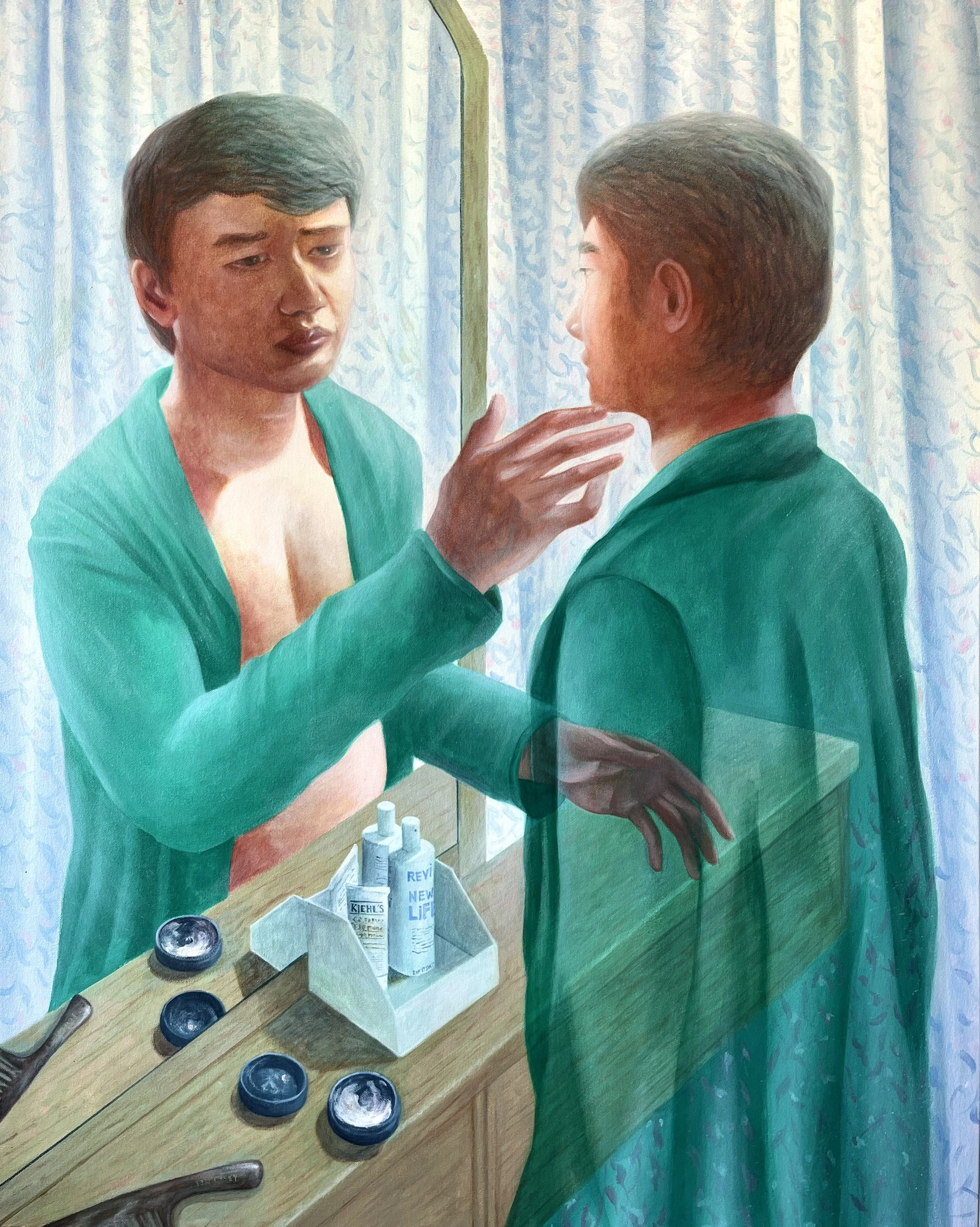 Untitled, 
Acrylic on canvas, 
100 x 80 cm