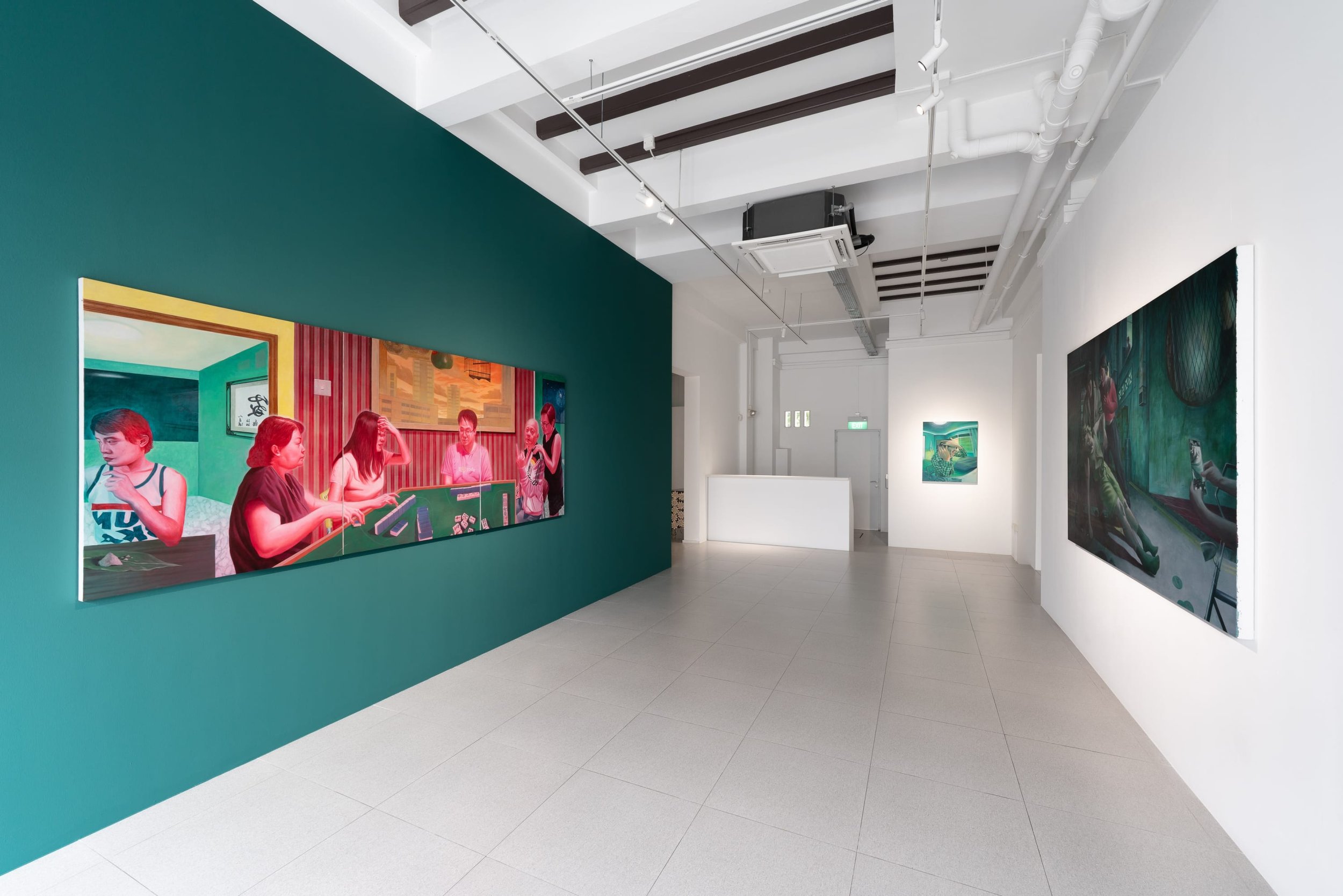 Night Call solo exhibition (2024) installation shot, Cuturi Gallery, Singapore