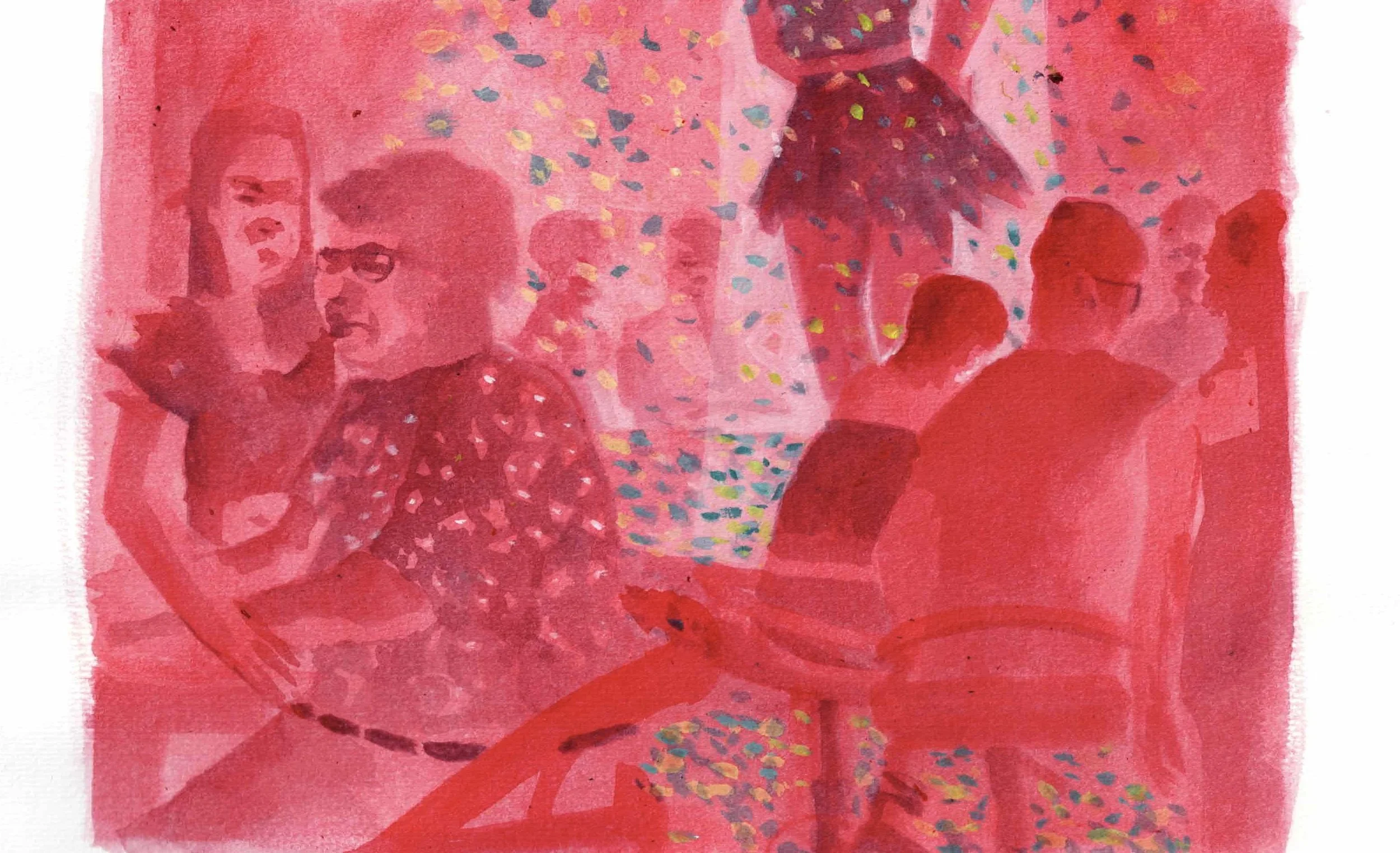 UPub, 
pencil on watercolour paper, 
16.8 x 23 cm