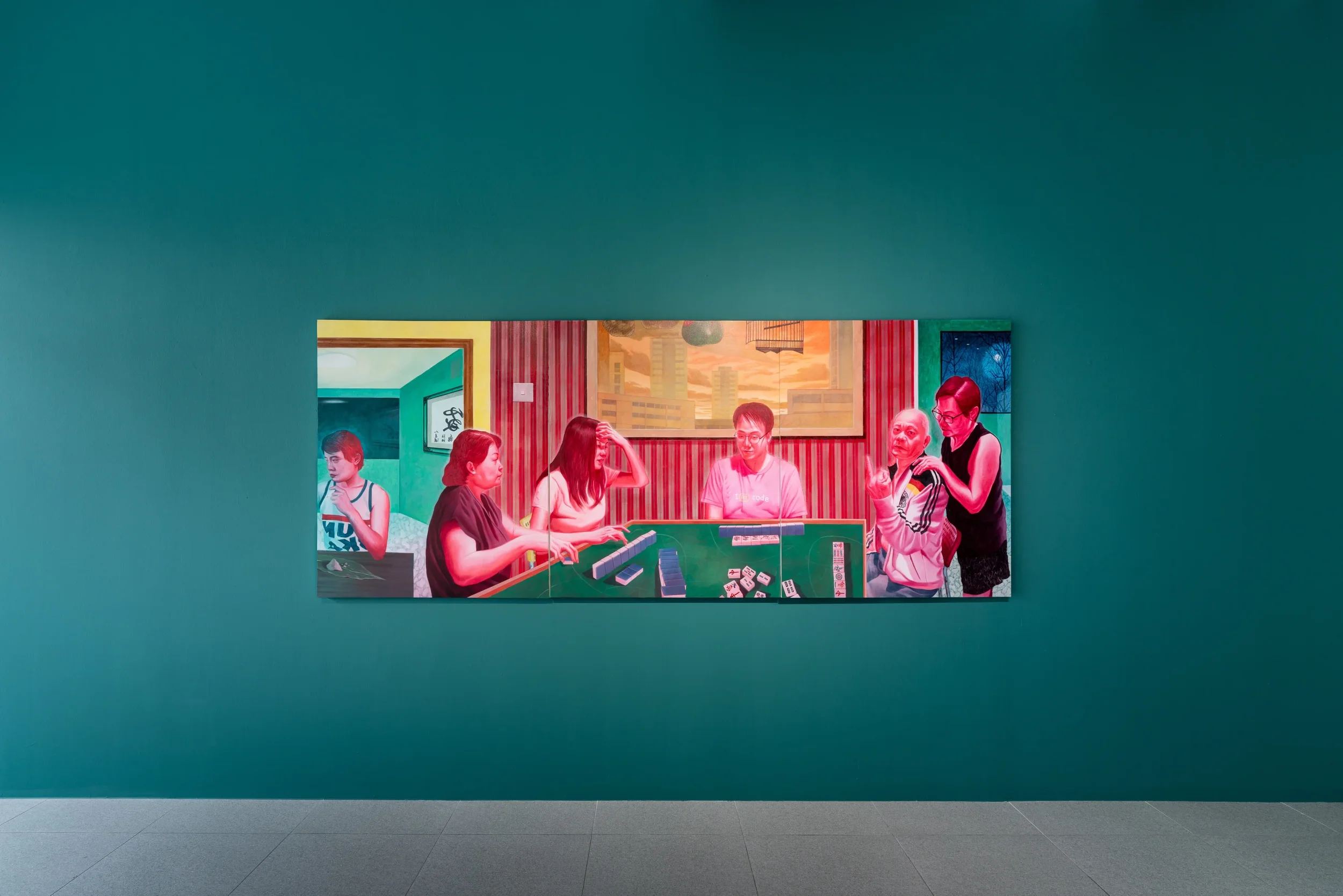 Night Call solo exhibition (2024) installation shot, Cuturi Gallery, Singapore