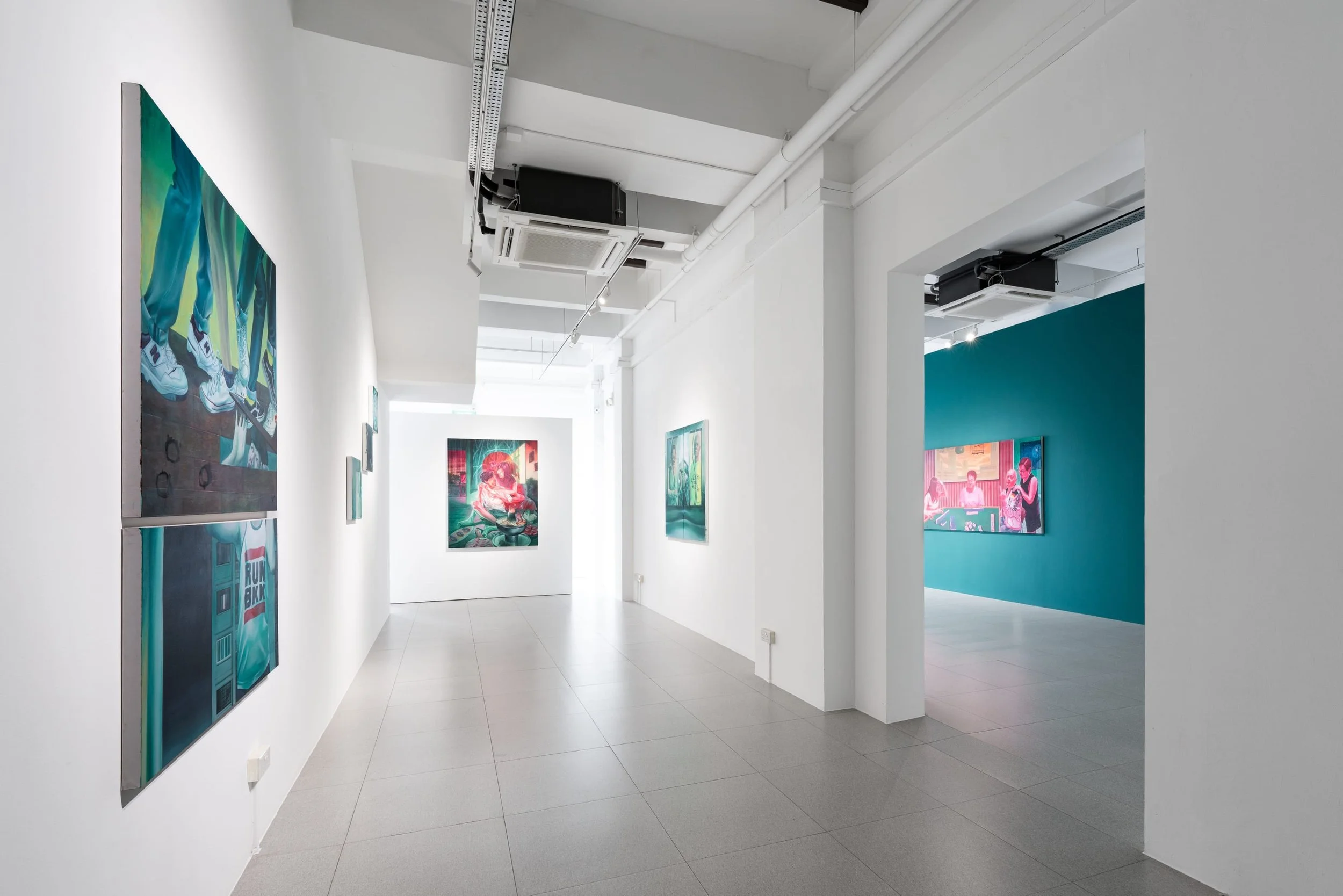 Night Call solo exhibition (2024) installation shot, Cuturi Gallery, Singapore