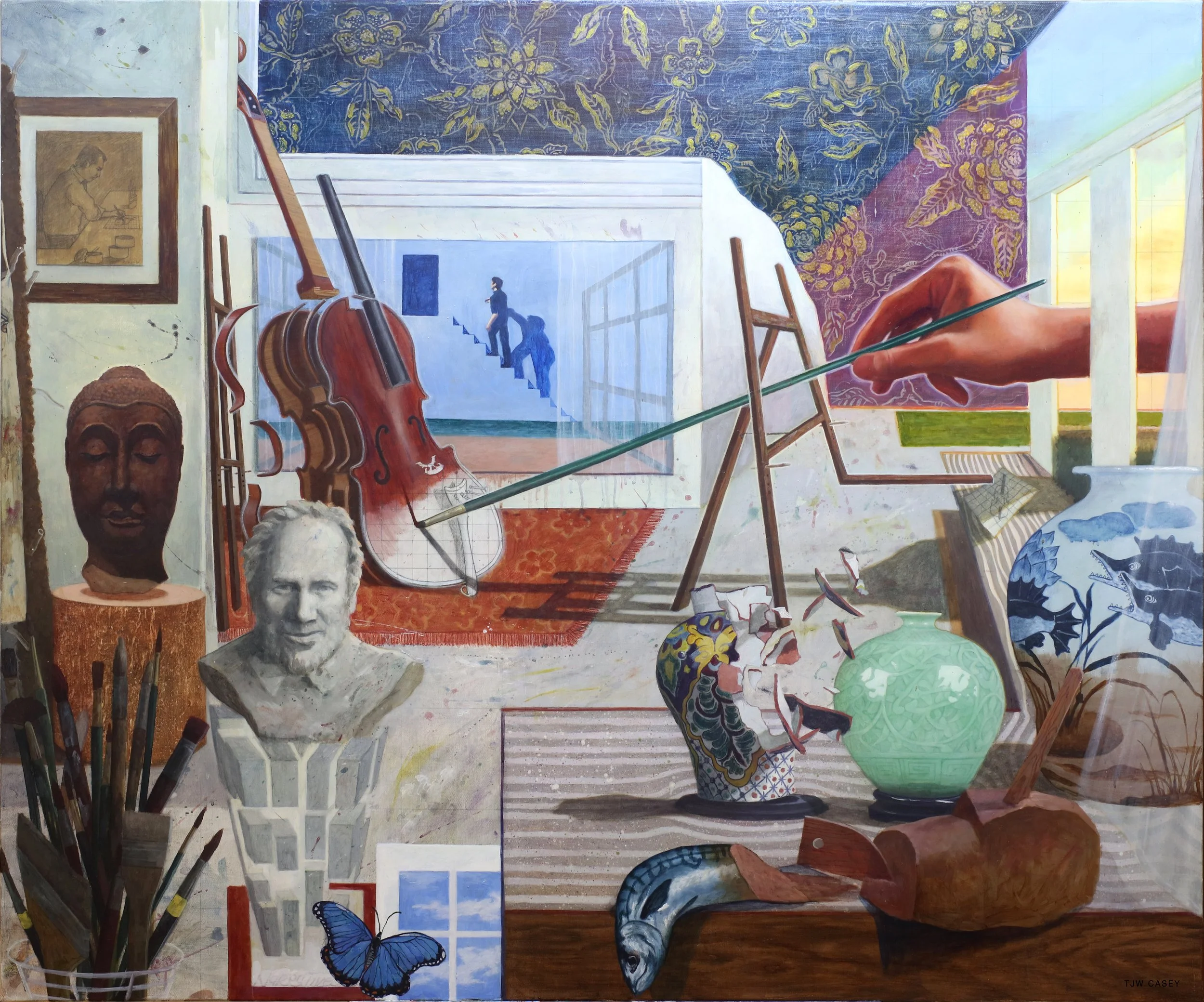 Good Ol’ Days (2020), 
Acrylic on canvas, 
100x120cm