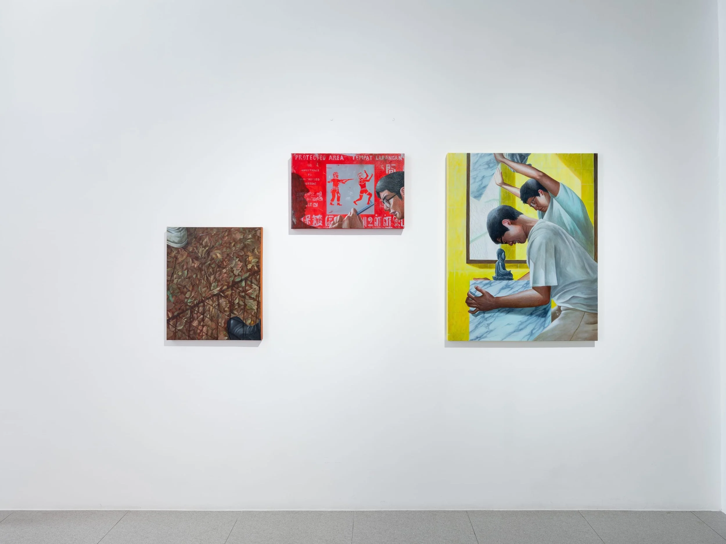 LAH! Stories from the Neighbourhood (2025) installation shot, Cuturi Gallery, 2025