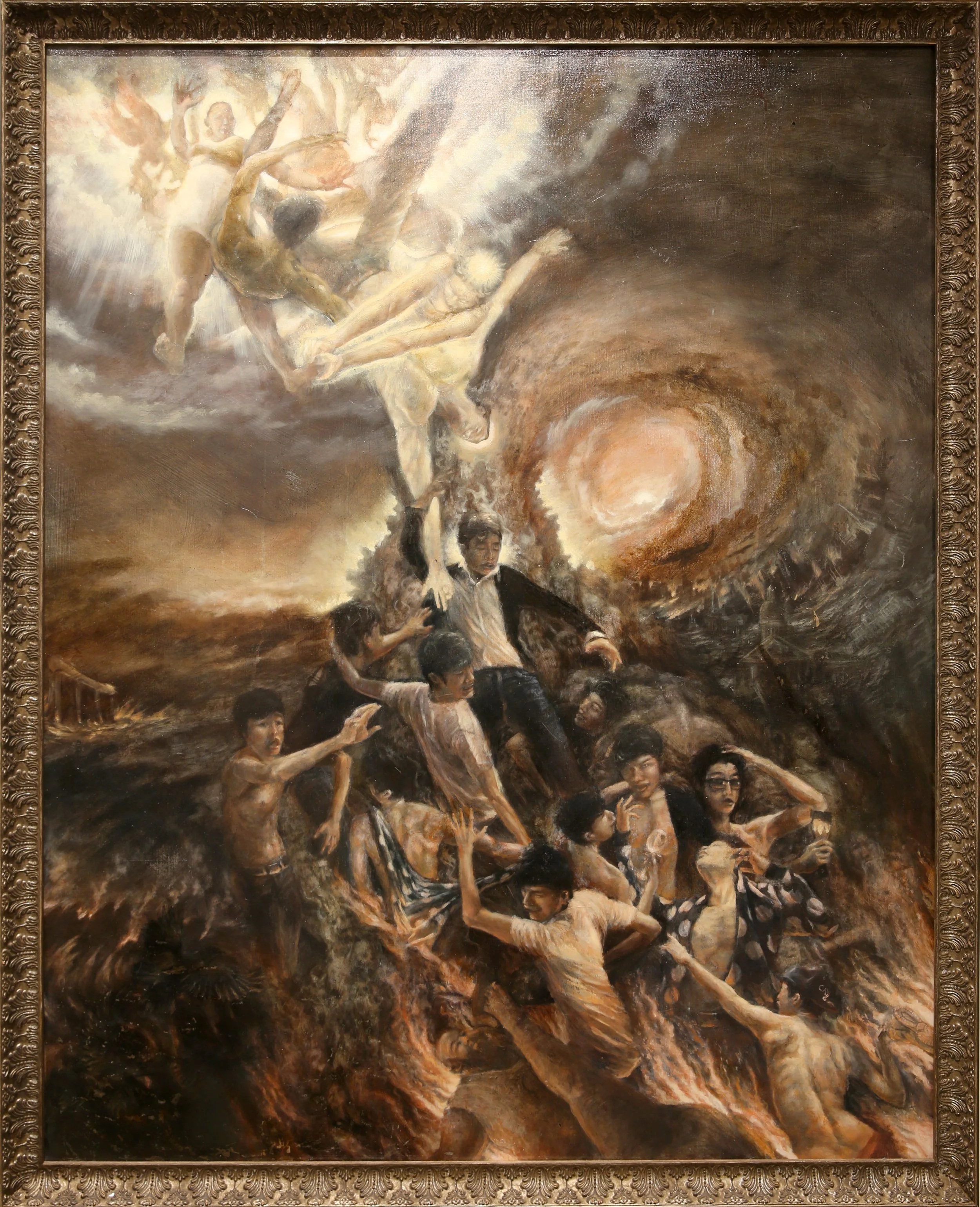 The End (2016), acrylic on canvas, 150 x 120 cm