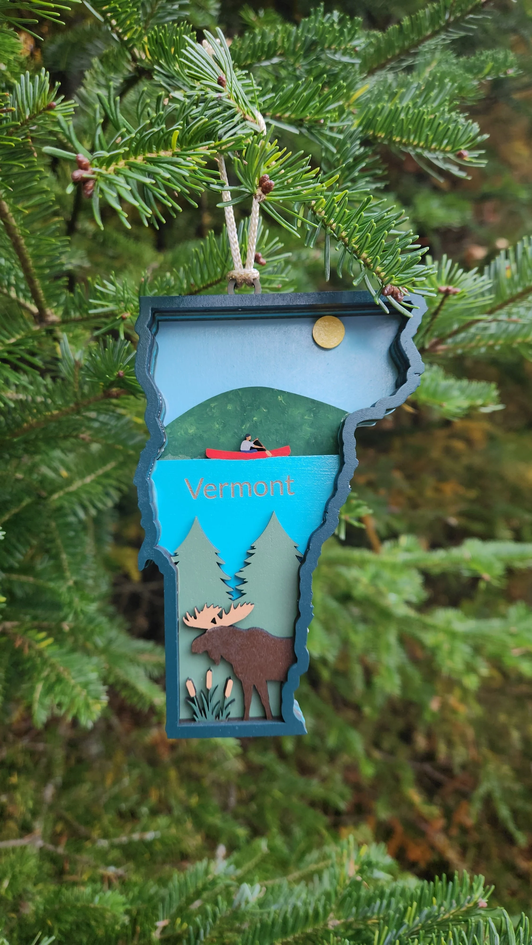 Summer Vermont State Ornament