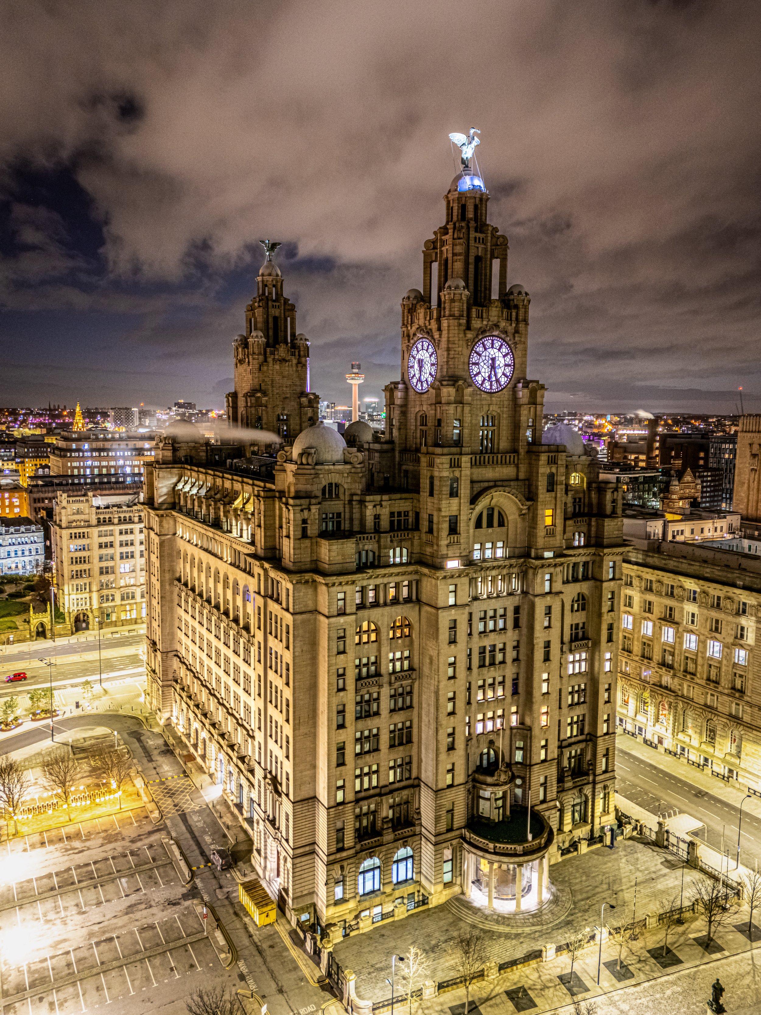 Liver Building At Dawn. REF: CSPLiv004