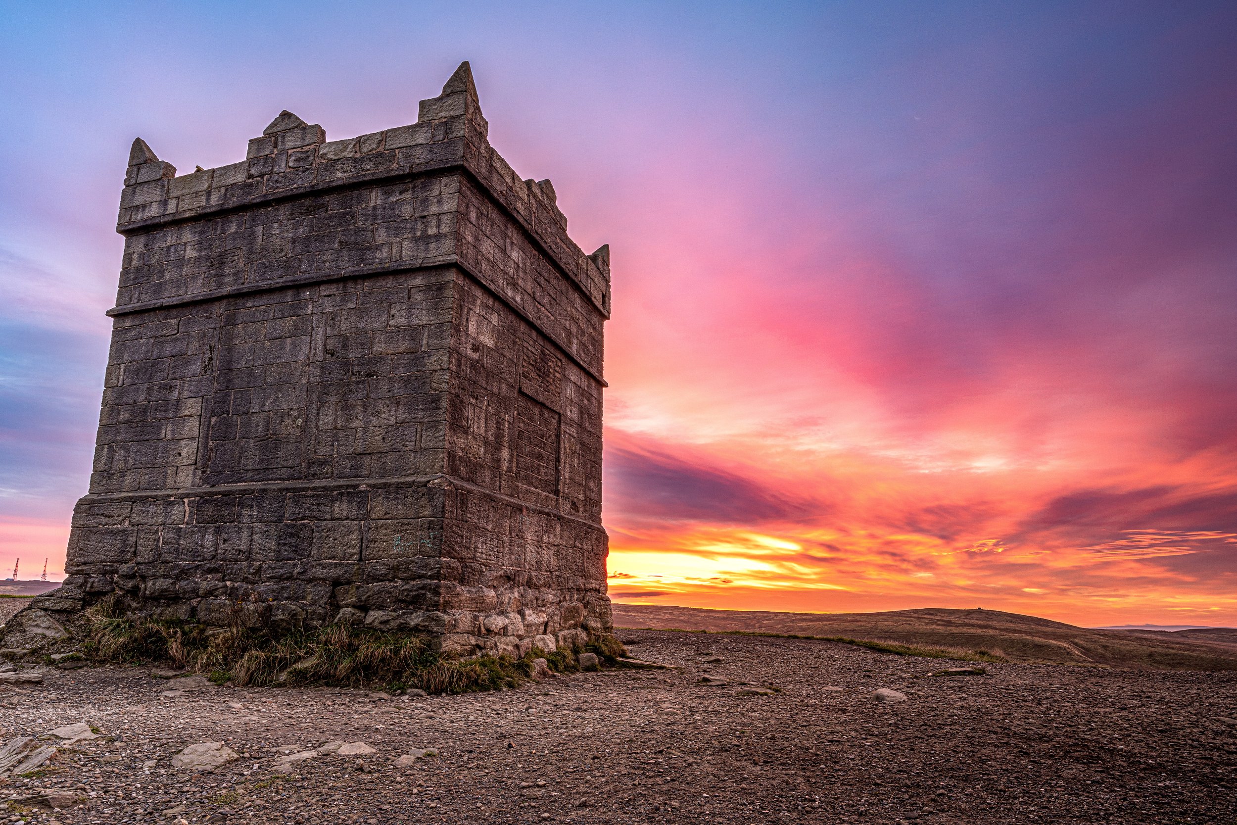 Vibrant Rivington Pike sunrise REF: CSPRiv016