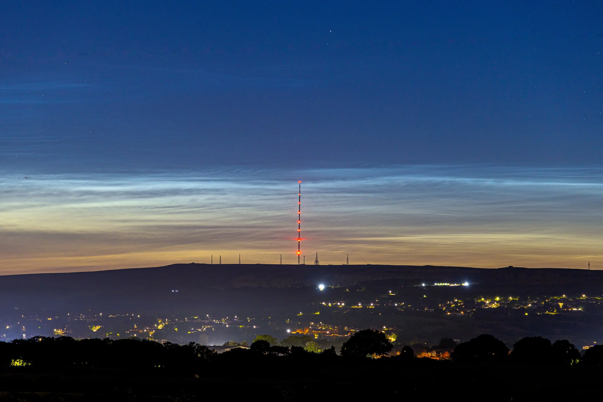 Noctilucent Clouds Winter Hill REF: CSPRiv021