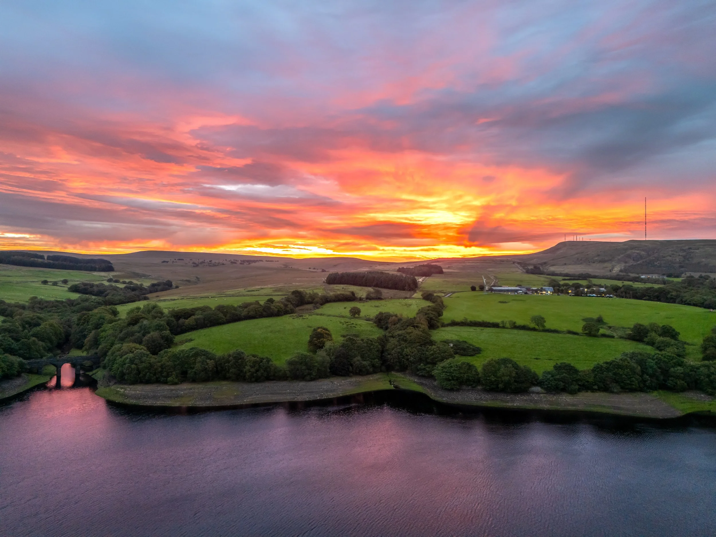 Sunrise over Yarrow Reservoir