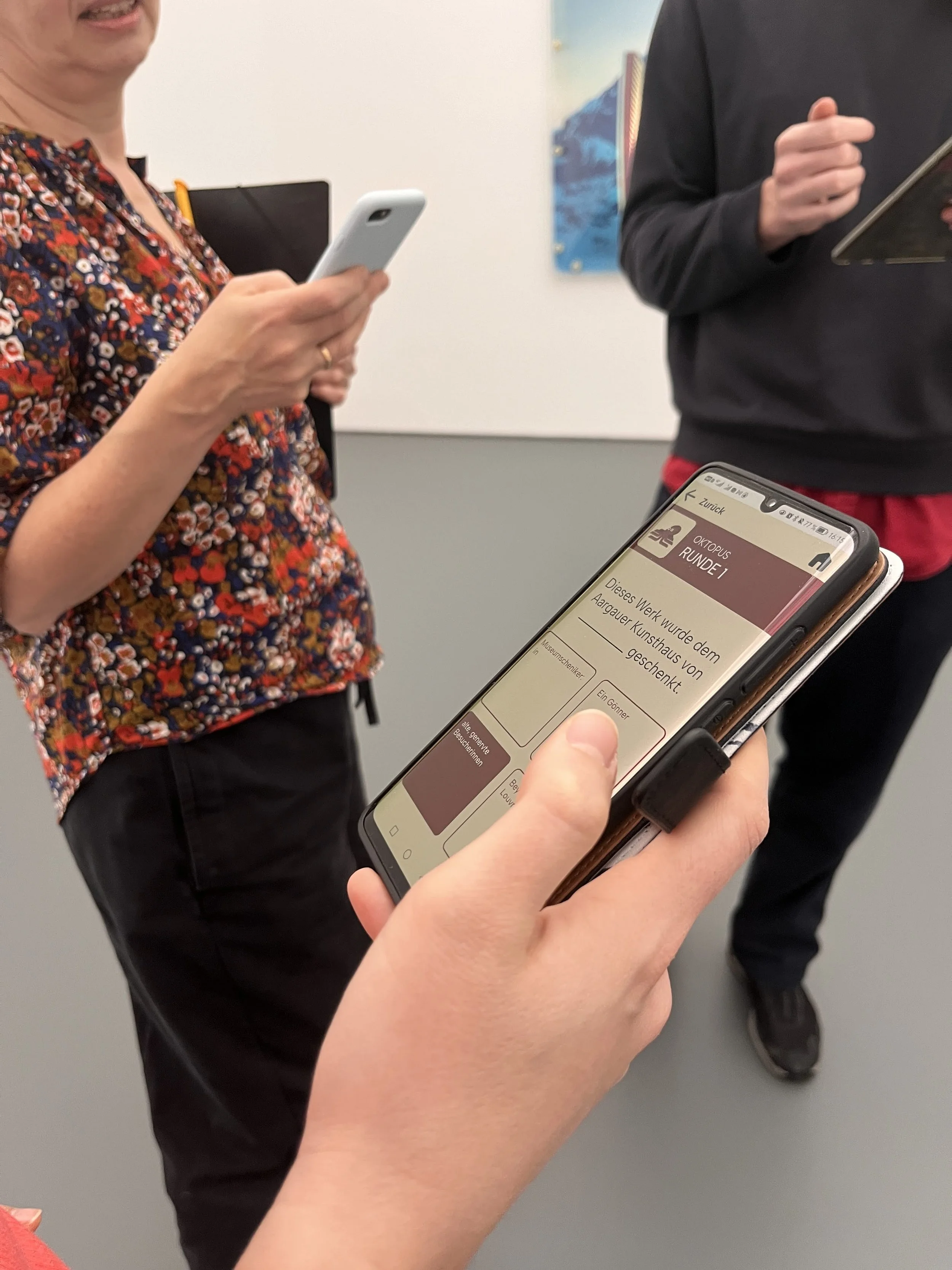 Played with individual smartphones