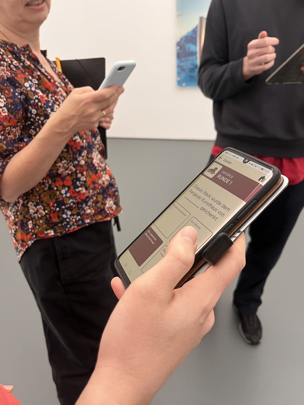 Played with individual smartphones