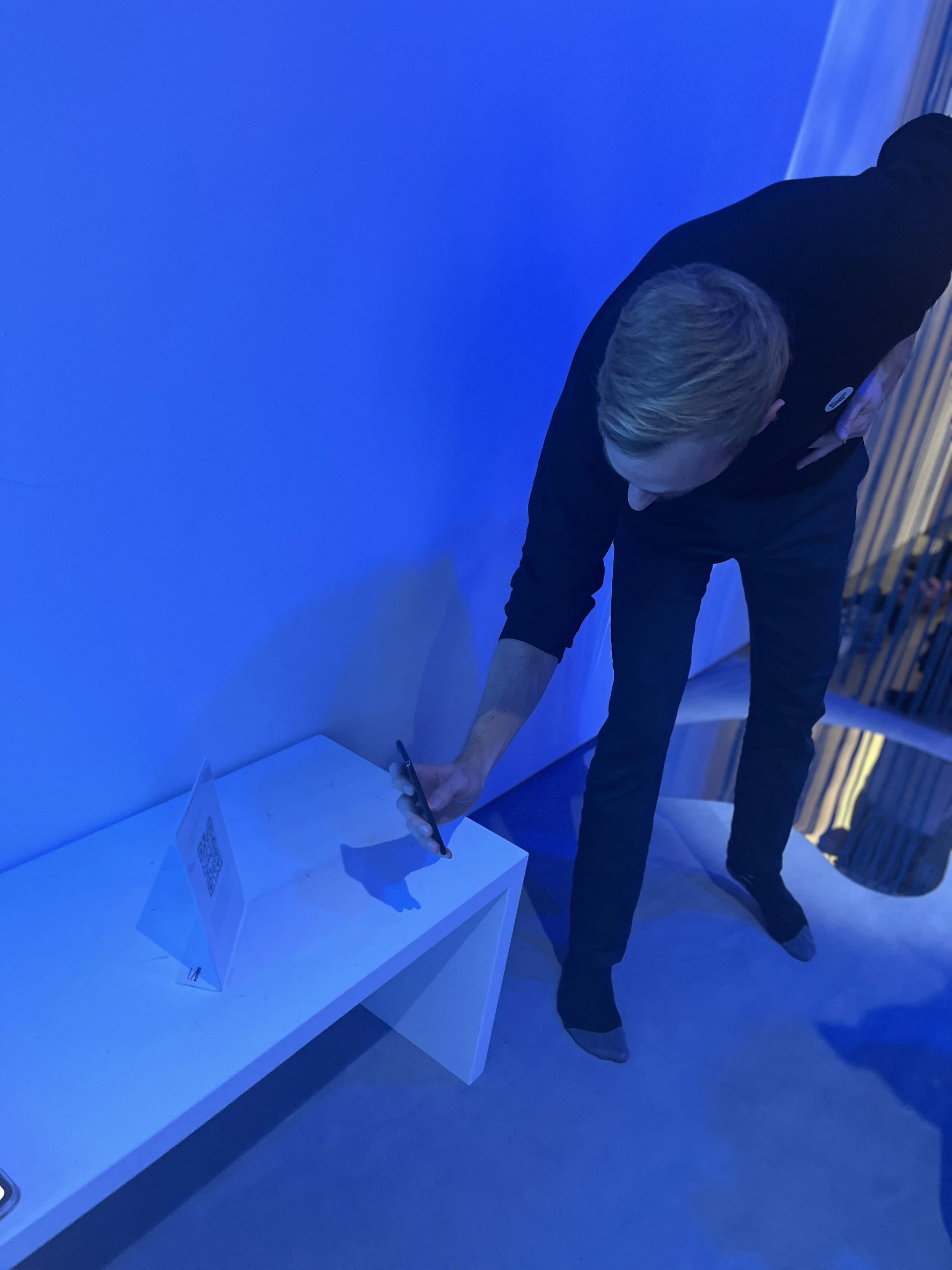 QR code leading to the game