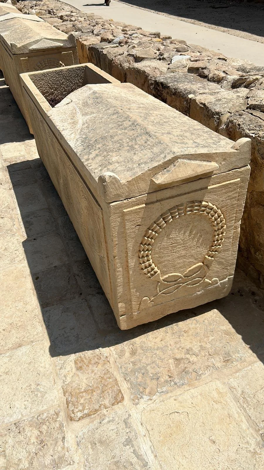 Sarcophagus (Samaritan Museusm Judean Desert).jpeg