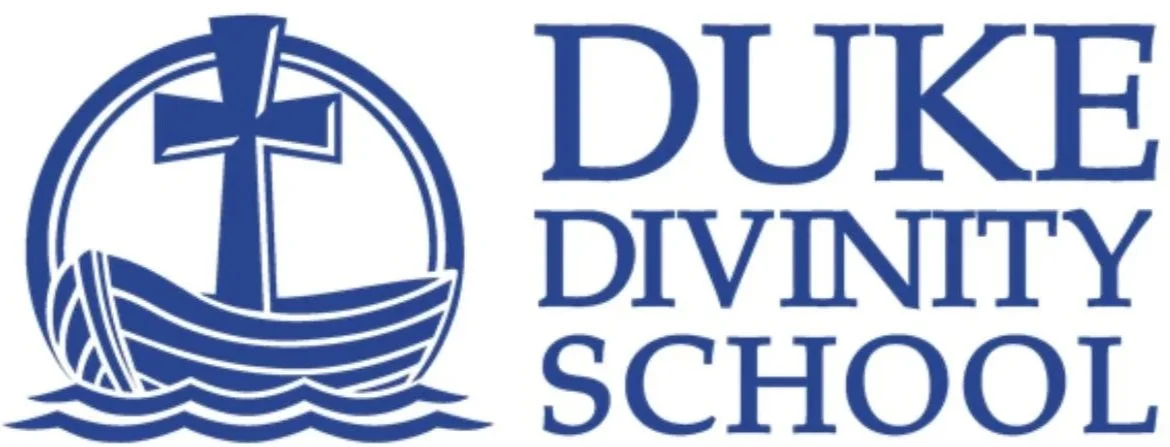Logo of Duke Divinity School featuring a ship with a cross on it, waves below, and the text 'Duke Divinity School' to the right.
