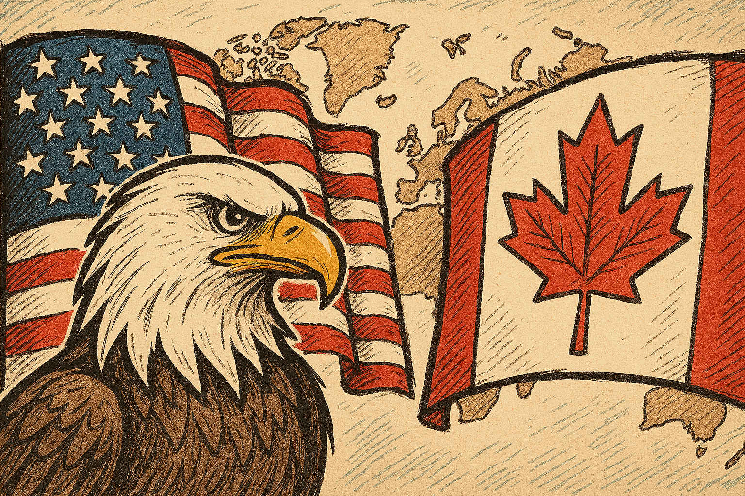 “Should Canada become the 51st state of the United States?”
