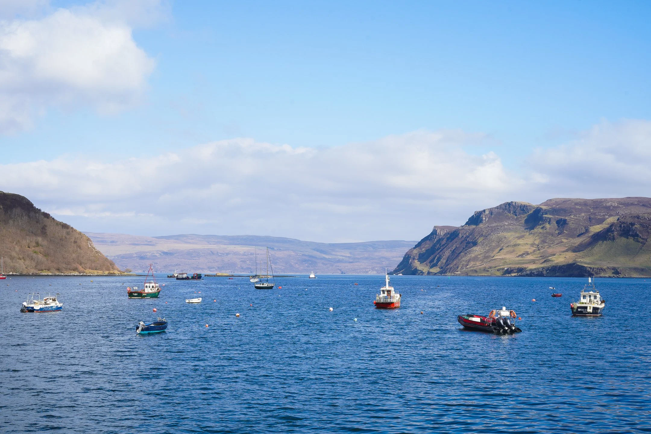 Portree harbour, Isle of Skye, Scotland