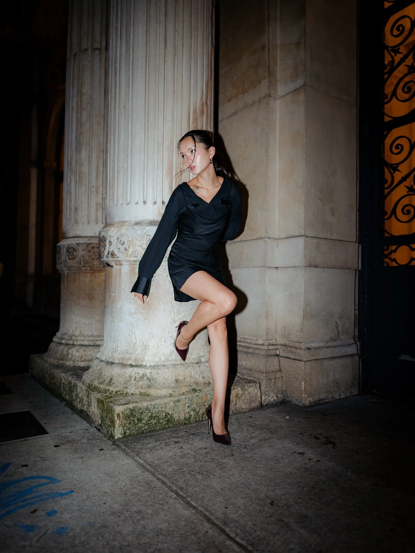 Shooting flash de nuit avec la belle @kimclr_ 

#flashshoot #shootingdenuit #nightshots #portraitlyon