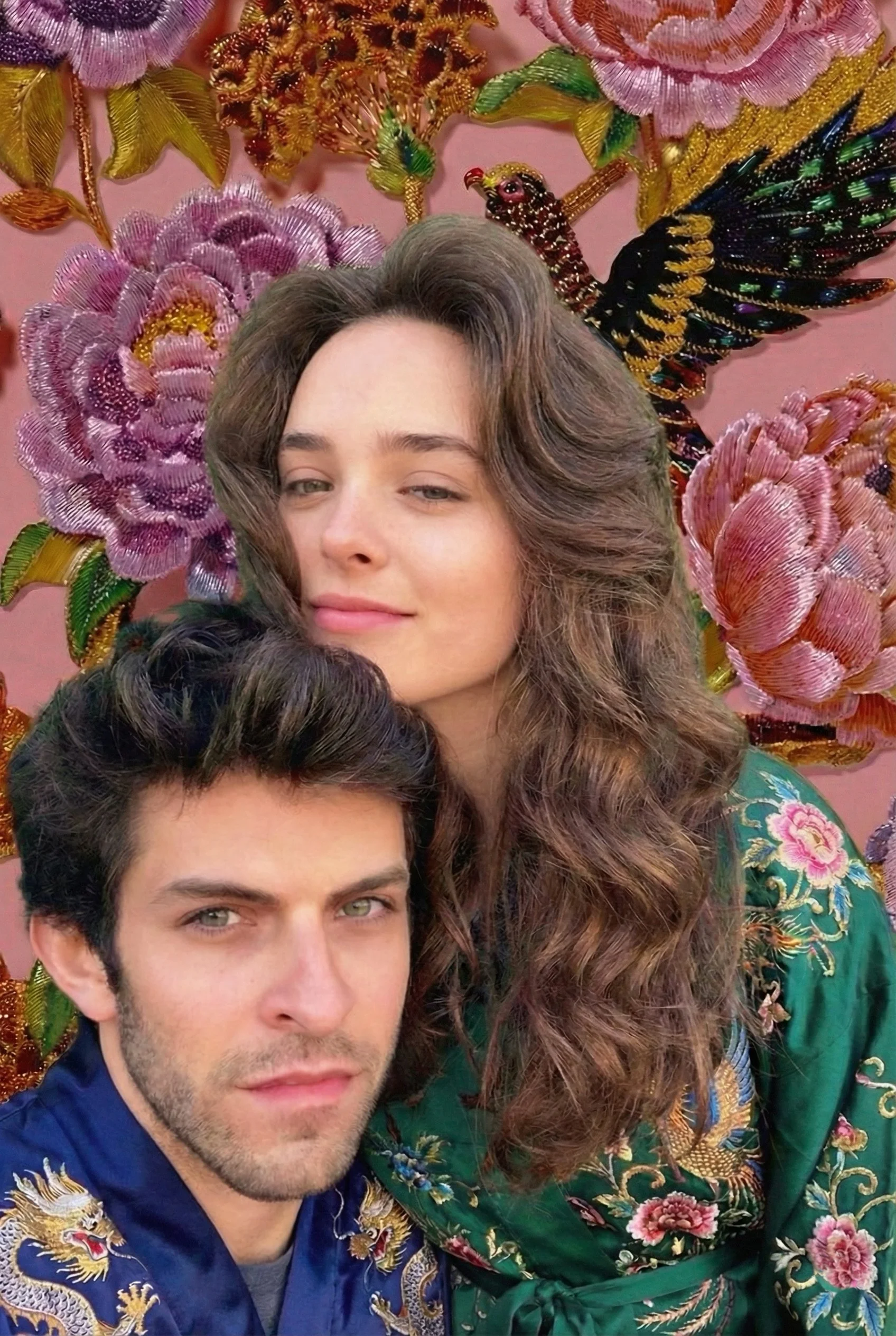 ALEX + EMI – DEPTH WITH A WINK: Alex has lived several lives at once, at home in a time-capsule 1970s Soho loft overflowing with his father’s art, a space as layered as he is. An Upper West Sider at heart, he carries history with quiet ease and meets