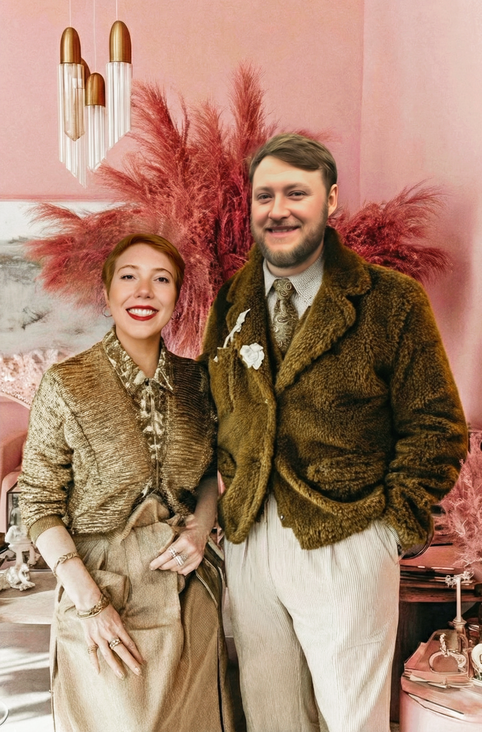 GEORGIA + SAM – LETTERS, LAND, AND LOVE: Sam is a fine British gentleman, shaped by the English countryside and generations of family lore. A student of fabric and form, he sews, writes letters by hand, fishes with patience, and speaks with care. Geo